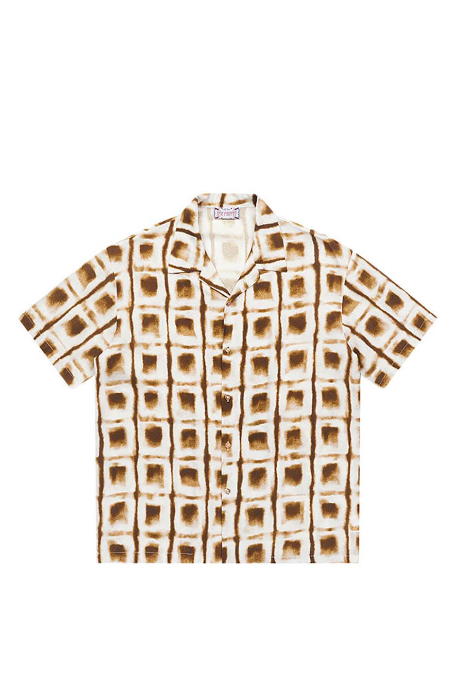 EPIC POETRY Ombre Check Spot Grid Half Shirt