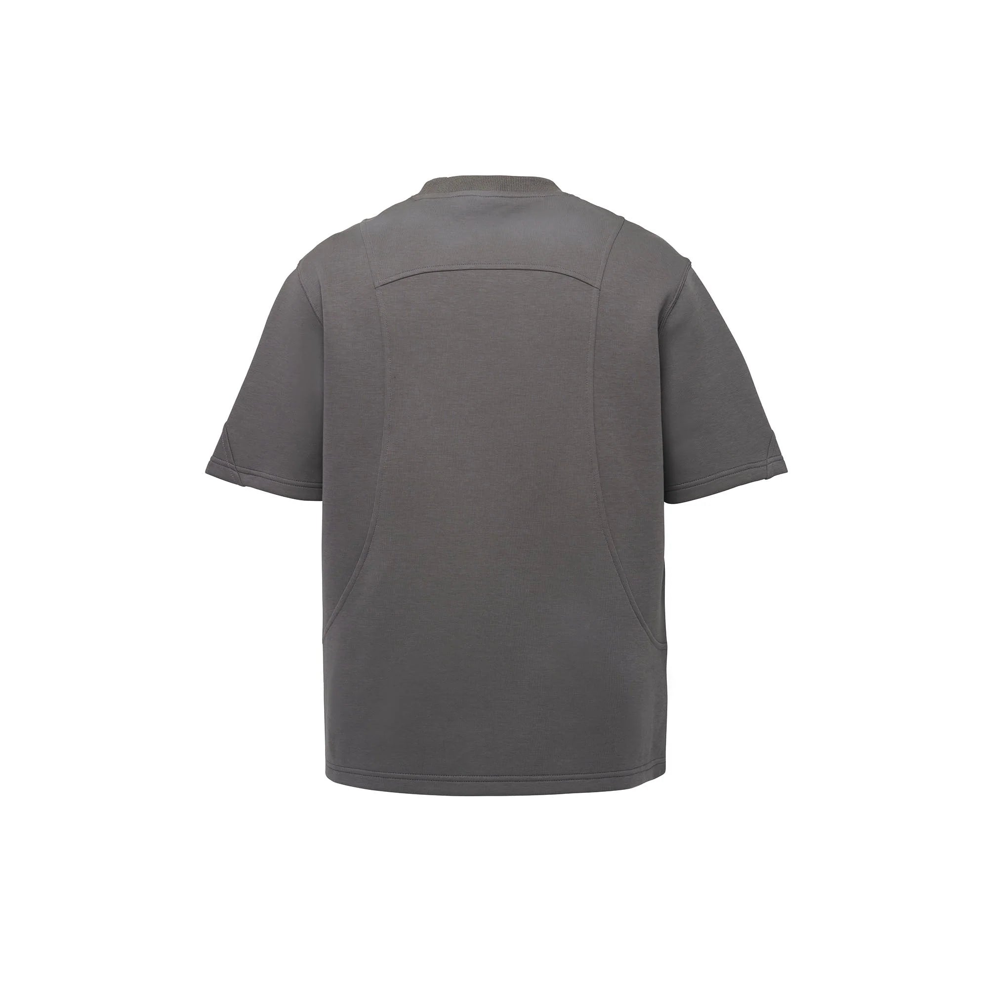 CATSSTAC Structured Paneled Pocket T-Shirt