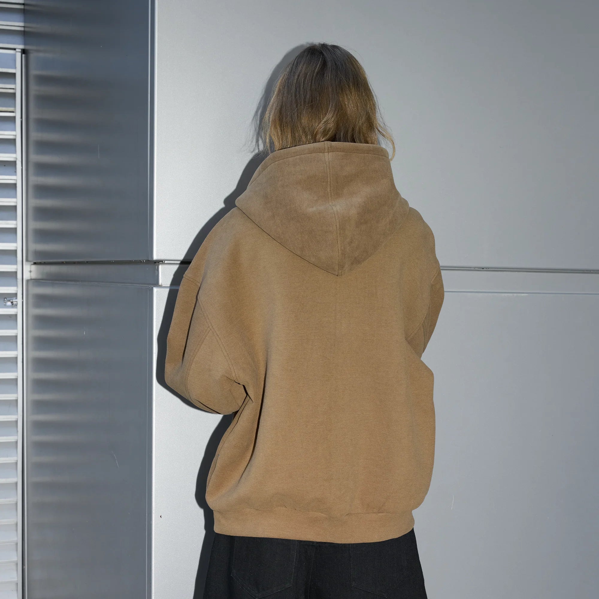 LABELROOM Washed Plush-Touch Hooded Jacket