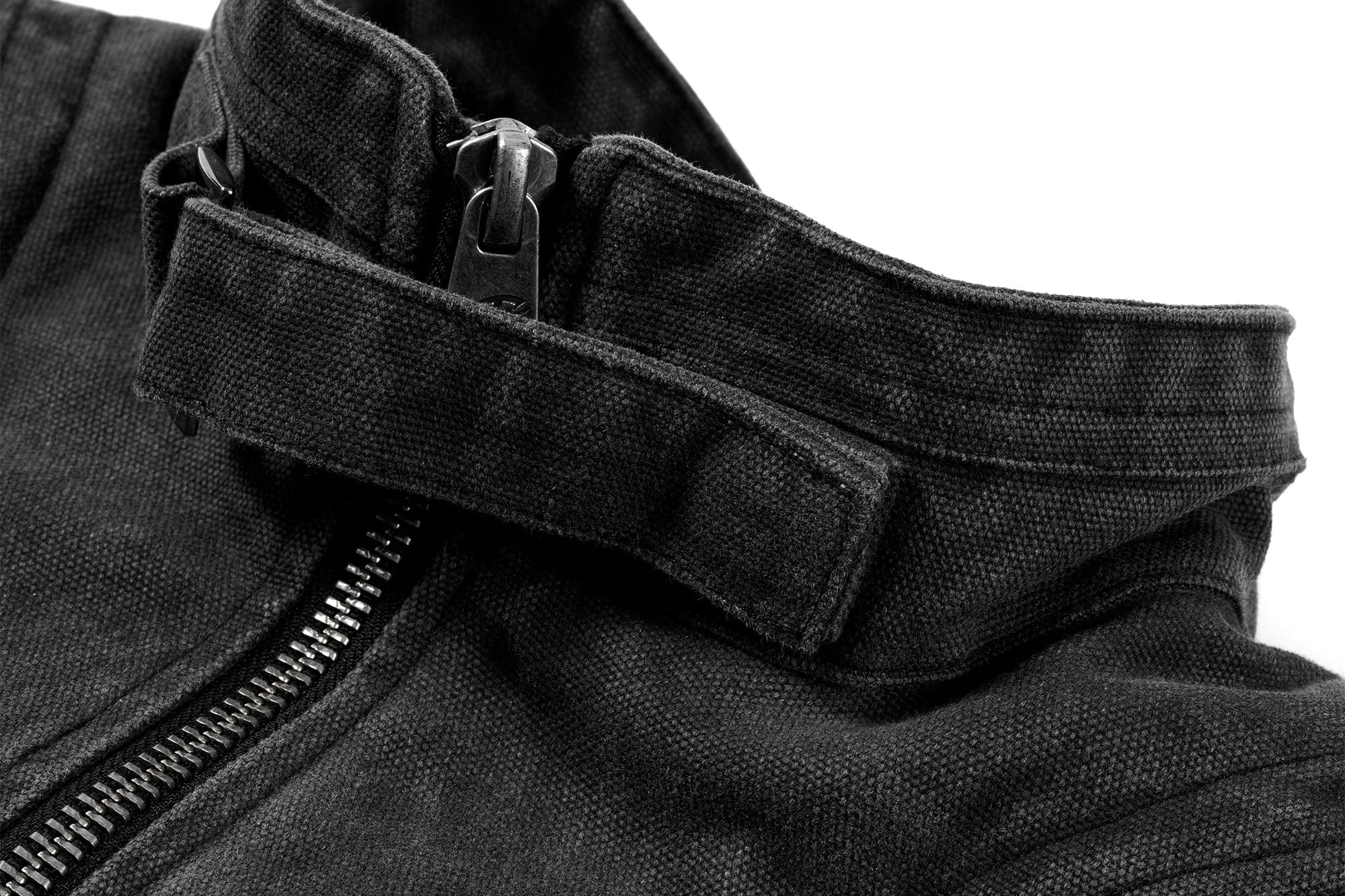CATSSTAC Deconstructed Faded Wash Dual-Zipper Jacket