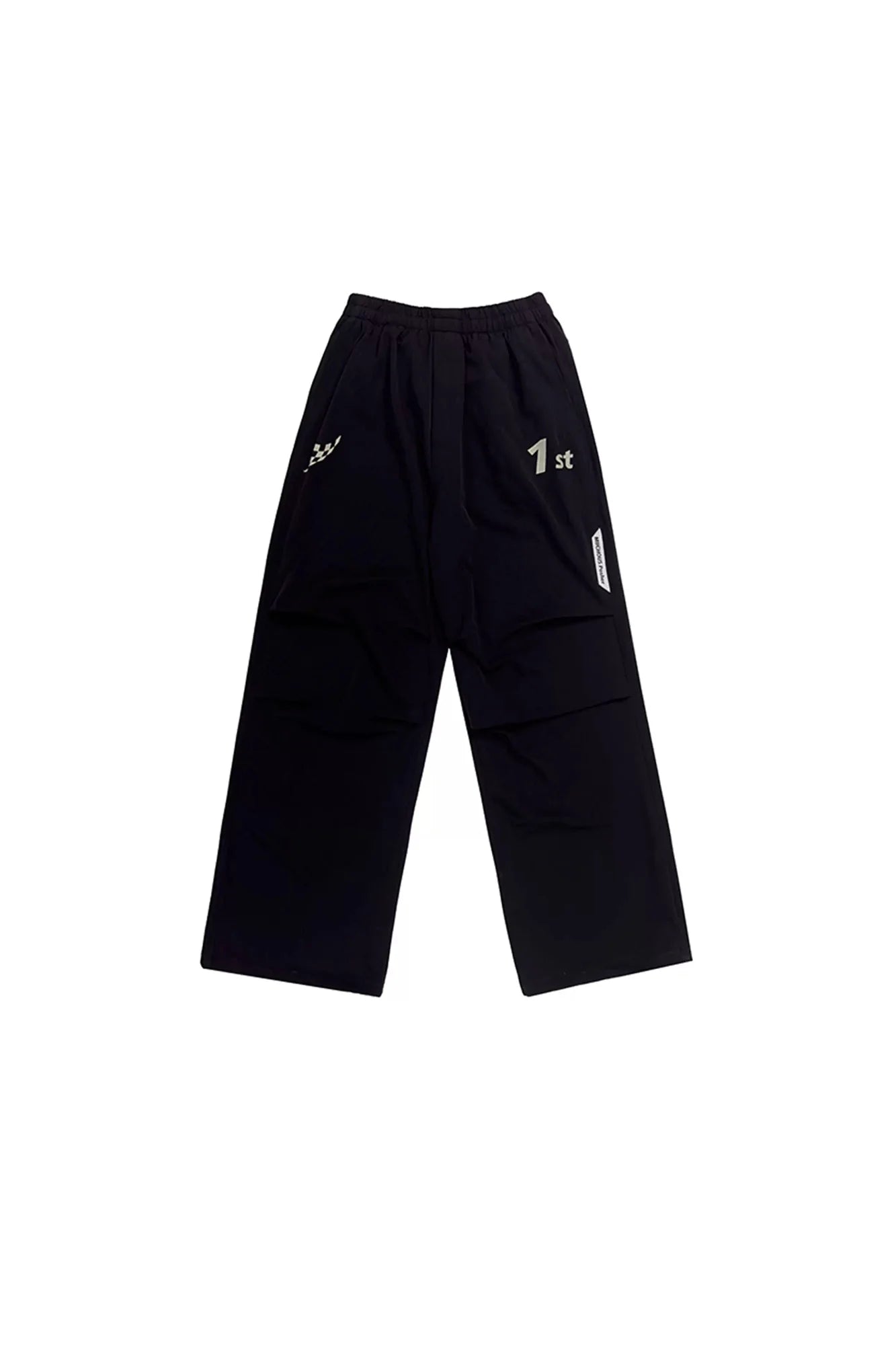 MIICHOUS 1st 3A Graphic Wide-Leg Track Pants