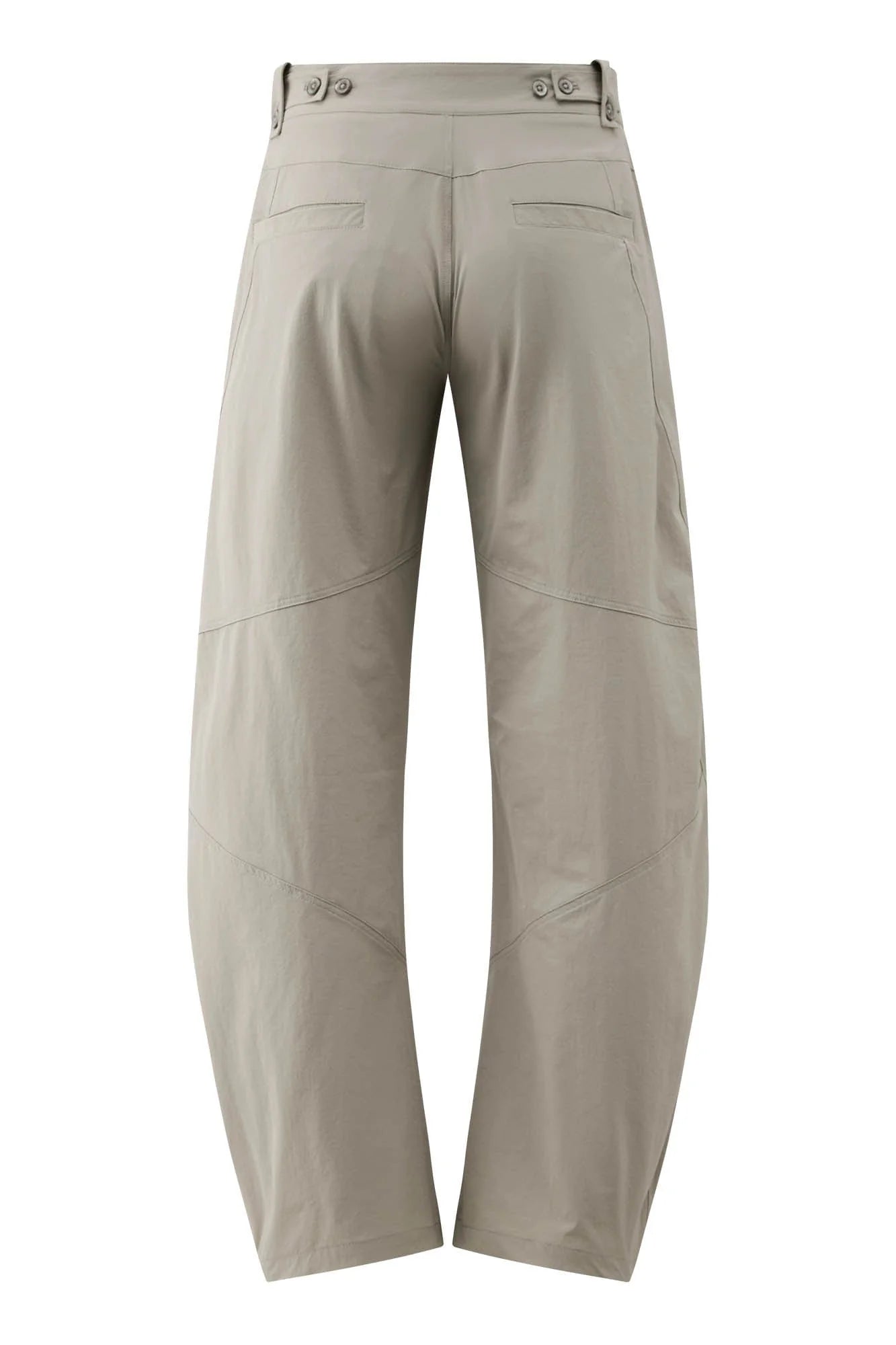 ORGANIC EMOTION Retro Spliced Curved Pants