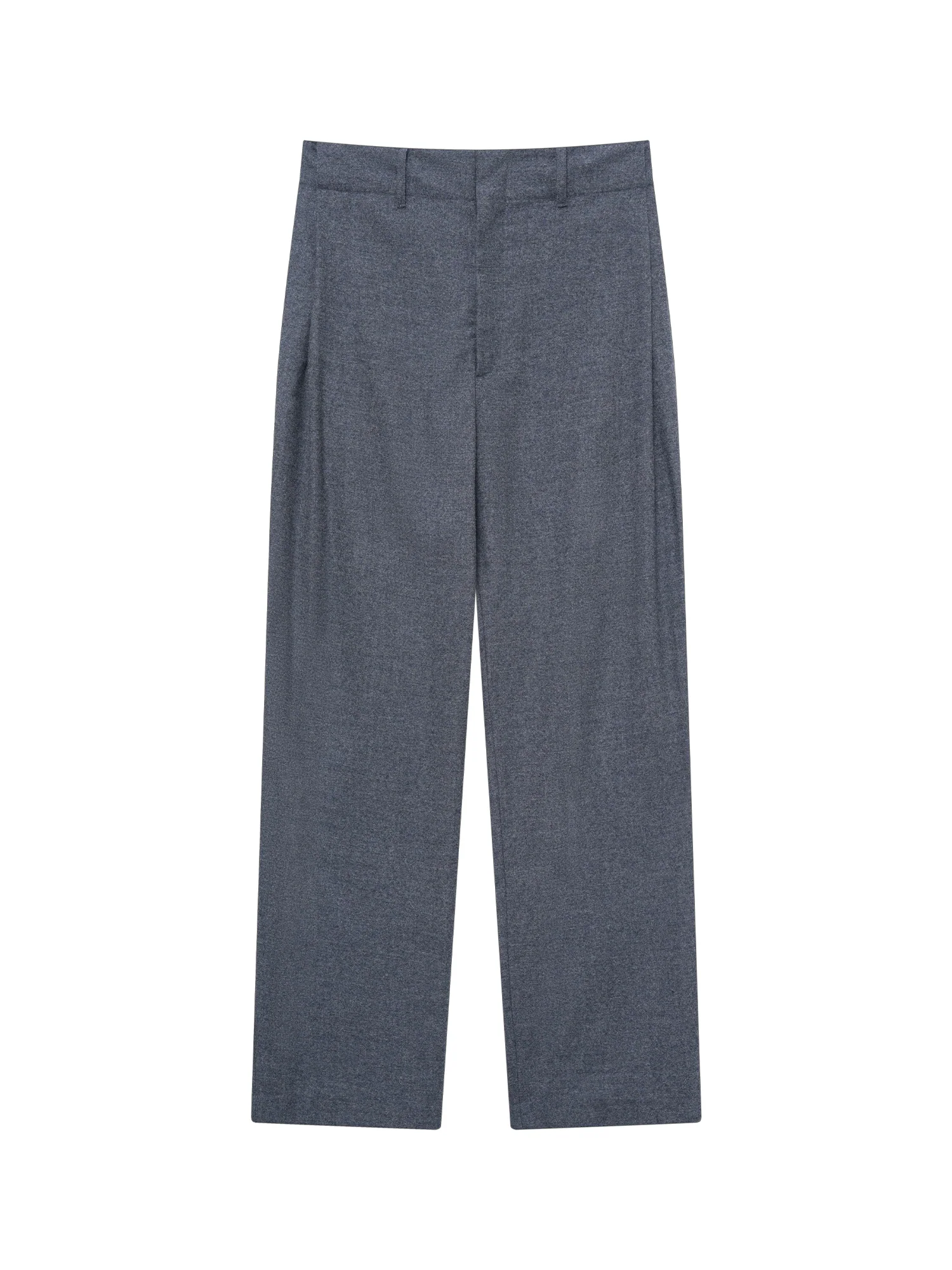 OUYANG WENJUN Essential Wool-Blend Wide-Leg Trousers