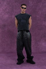 CLP Starlight Diamond Wide-Leg Jeans
