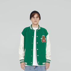 CONKLAB Angel Bear Varsity Jacket (Only Size S Left)