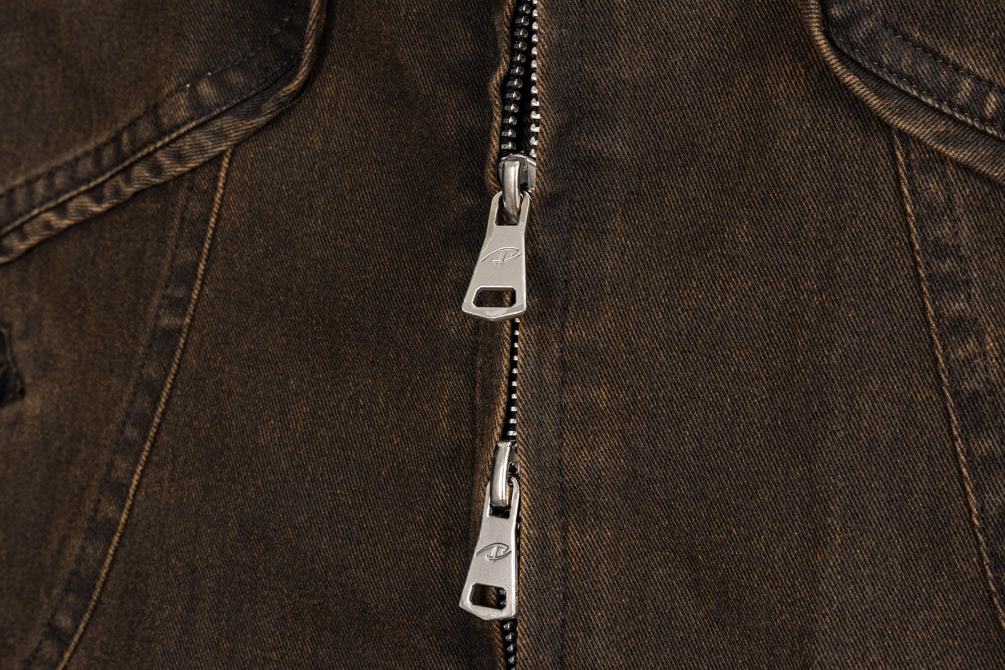 CATSSTAC Washed Paneled Multi-Pocket Utility Jacket