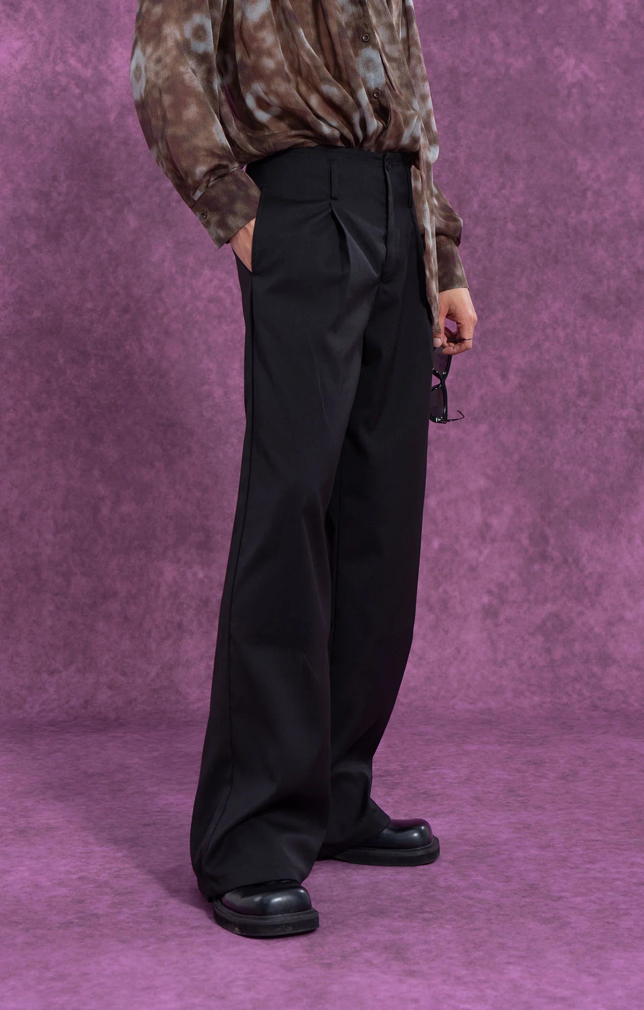 CLP Essential High-Waisted Straight-Leg Pants