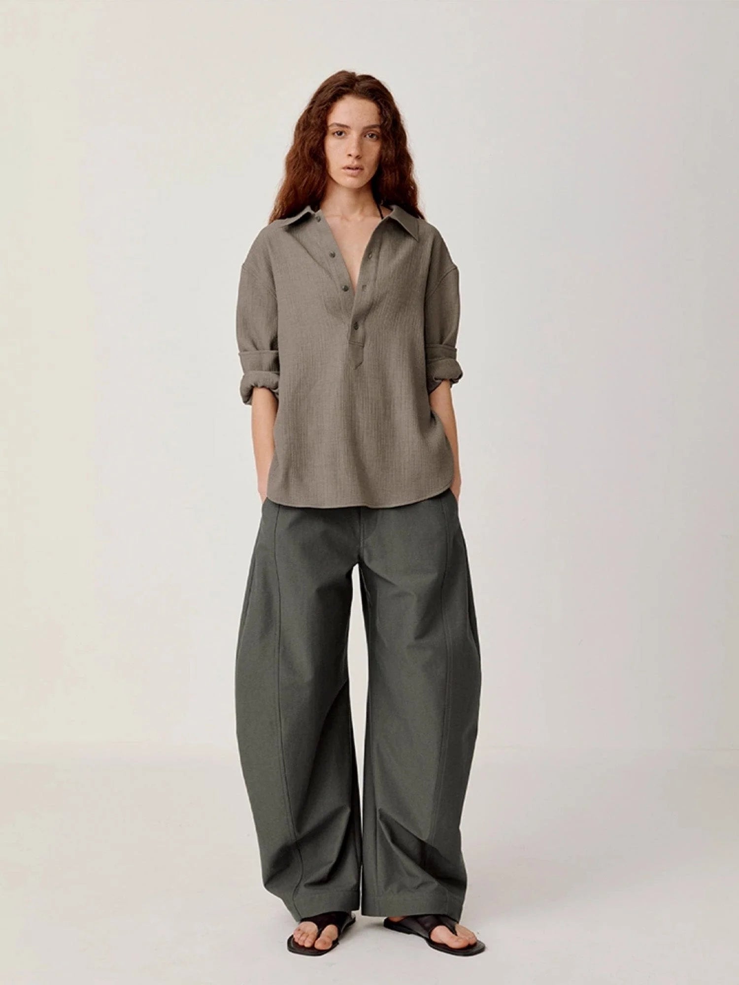 OPICLOTH Essential Crinkled Pullover