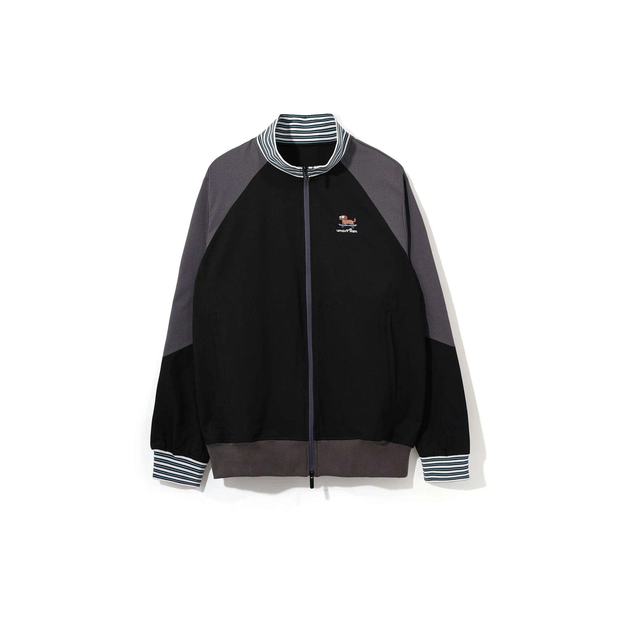 UMAMIISM Contrast Raglan Waterproof Track Jacket