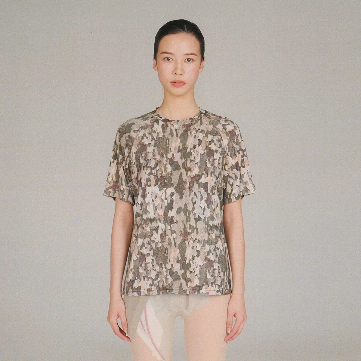 URBAN+FOREST Bark Camo Bamboo-Blend Tee