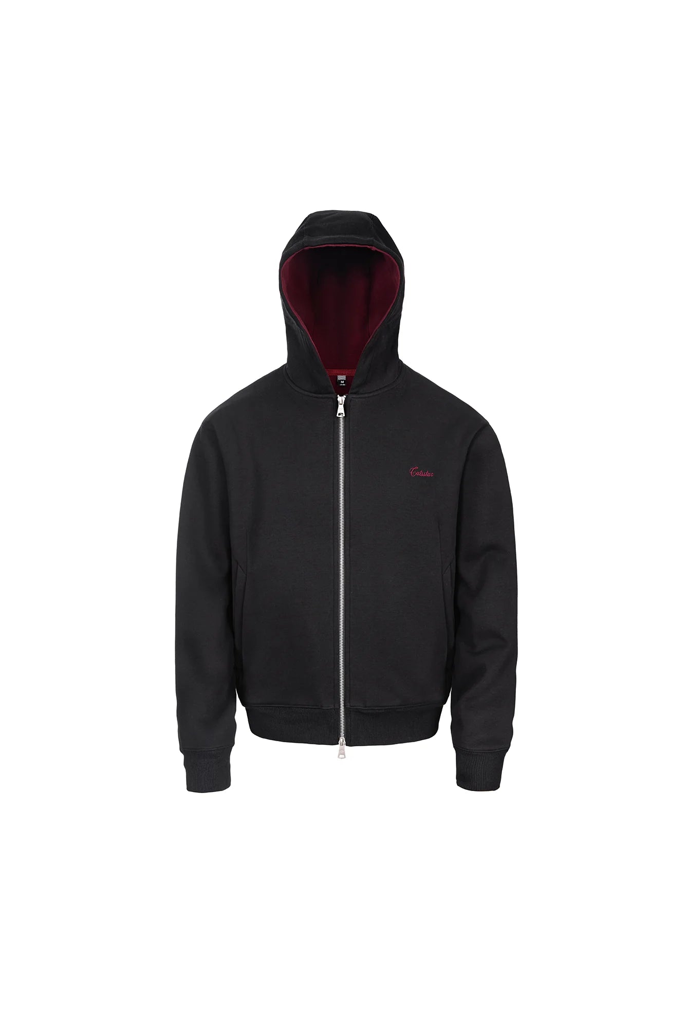 CATSSTAC Essential Embroidered LOGO Zip-Up Hoodie