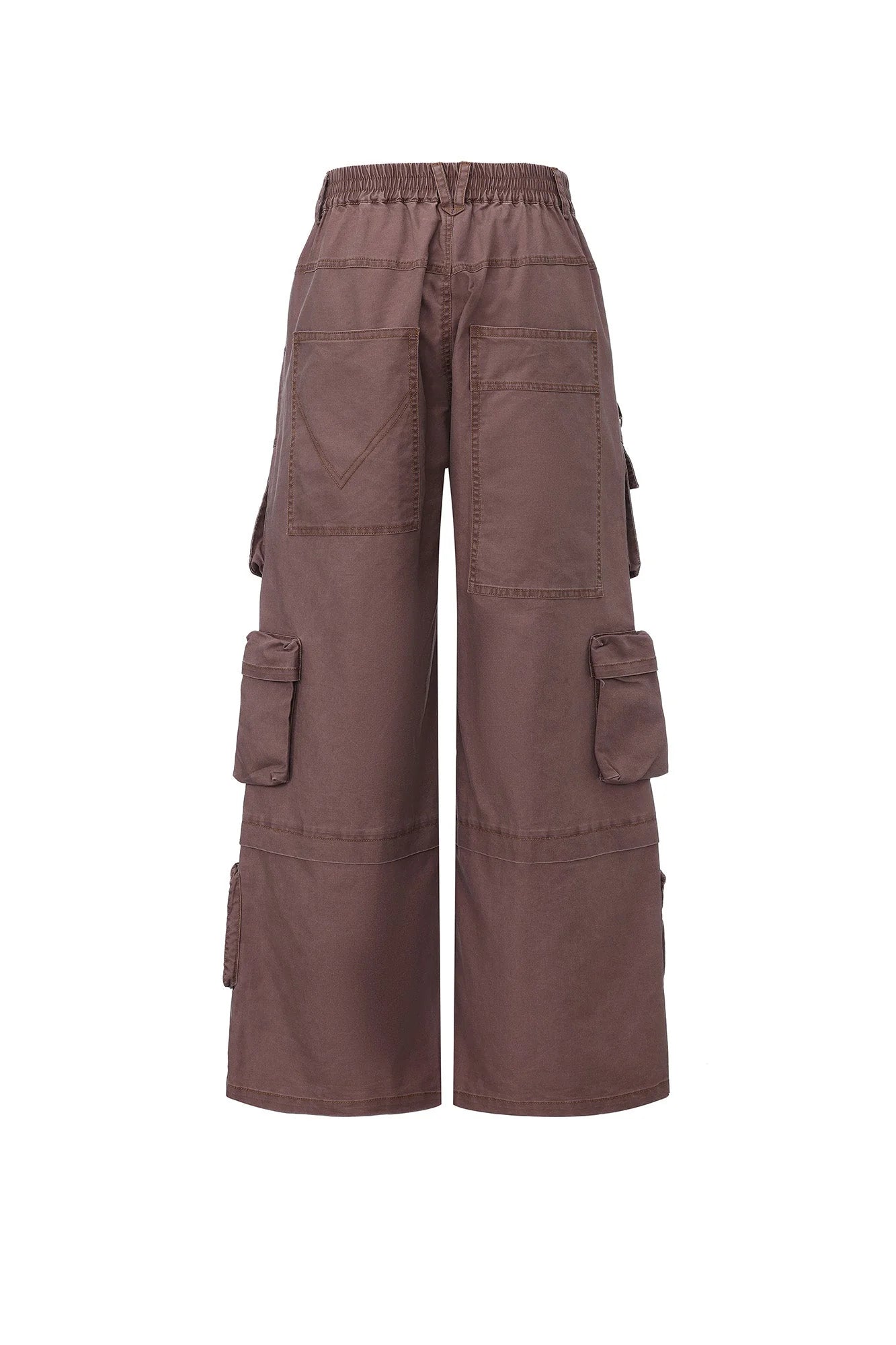 VANN VALRENCE Multi-Pocket Oversized Cotton Cargo Pants