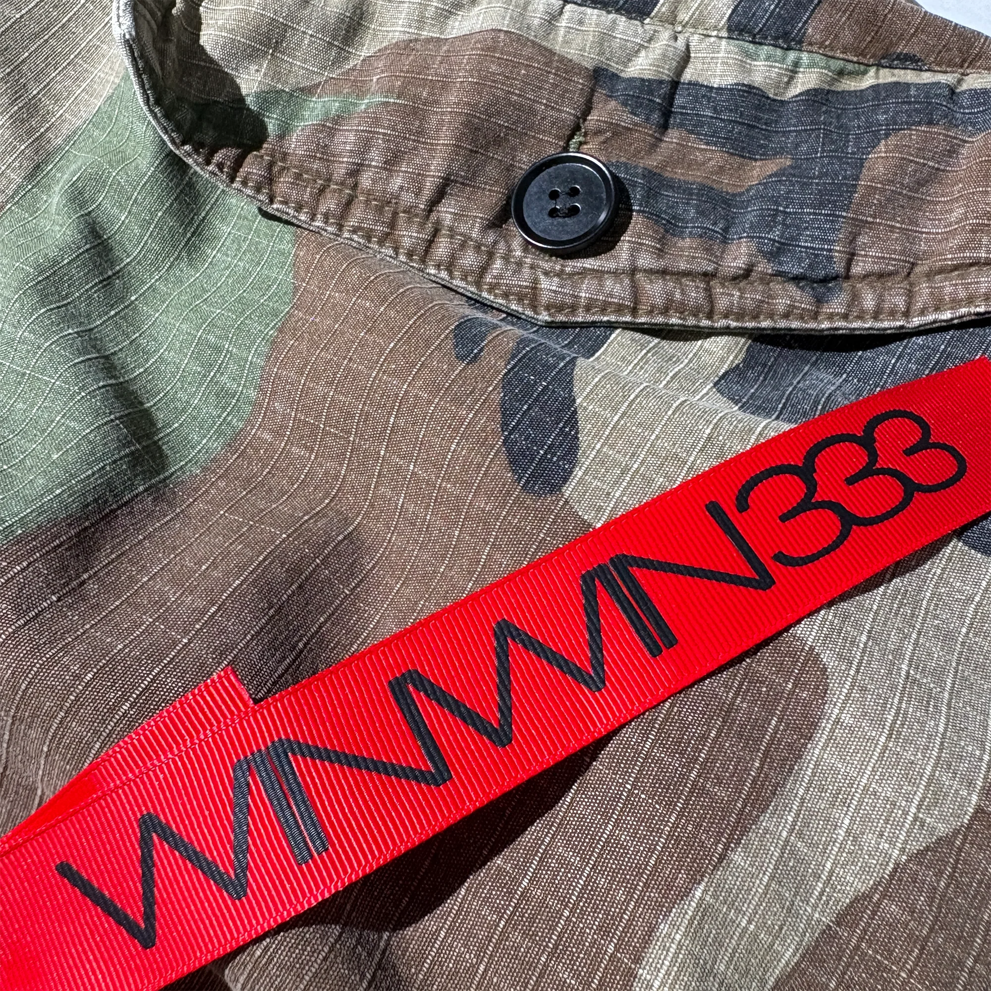 PCCVISION Detachable-Hood Camo Bomber