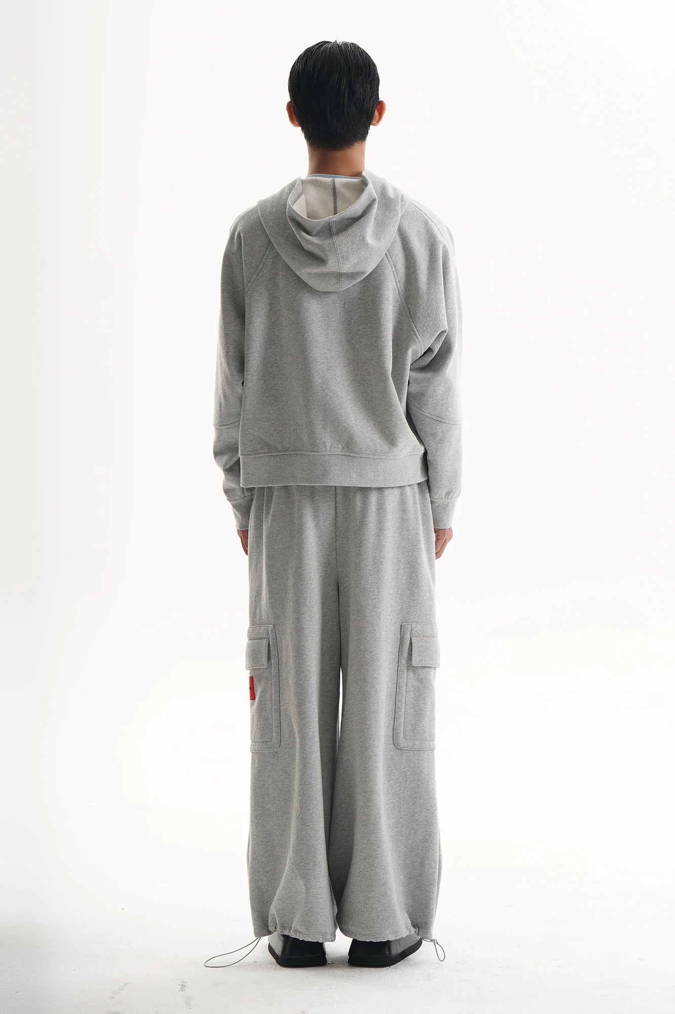 ORAL UTOPIA Fleece-Lined Raglan Hooded Jacket