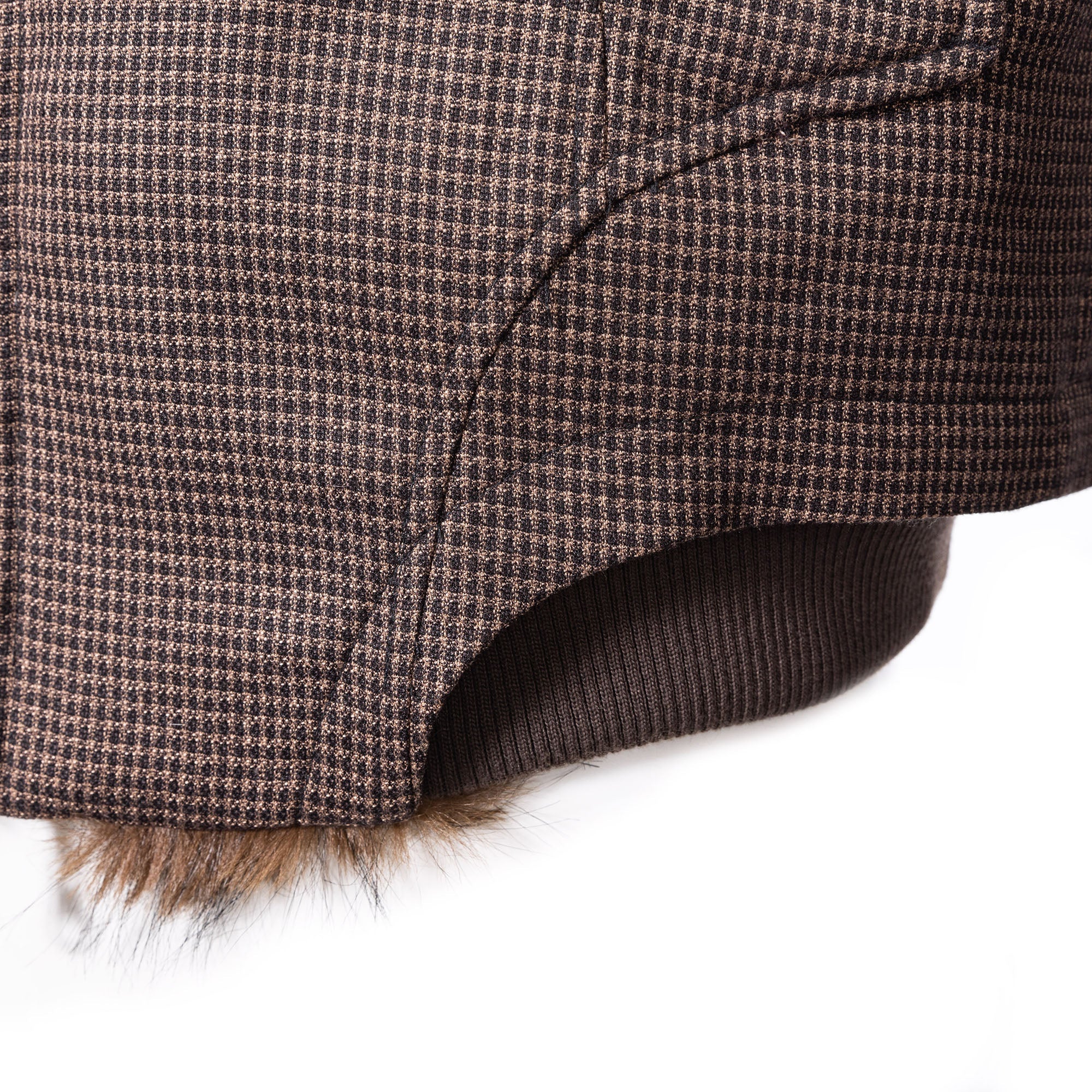 CATSSTAC Reversible Plaid Faux Fur Vest