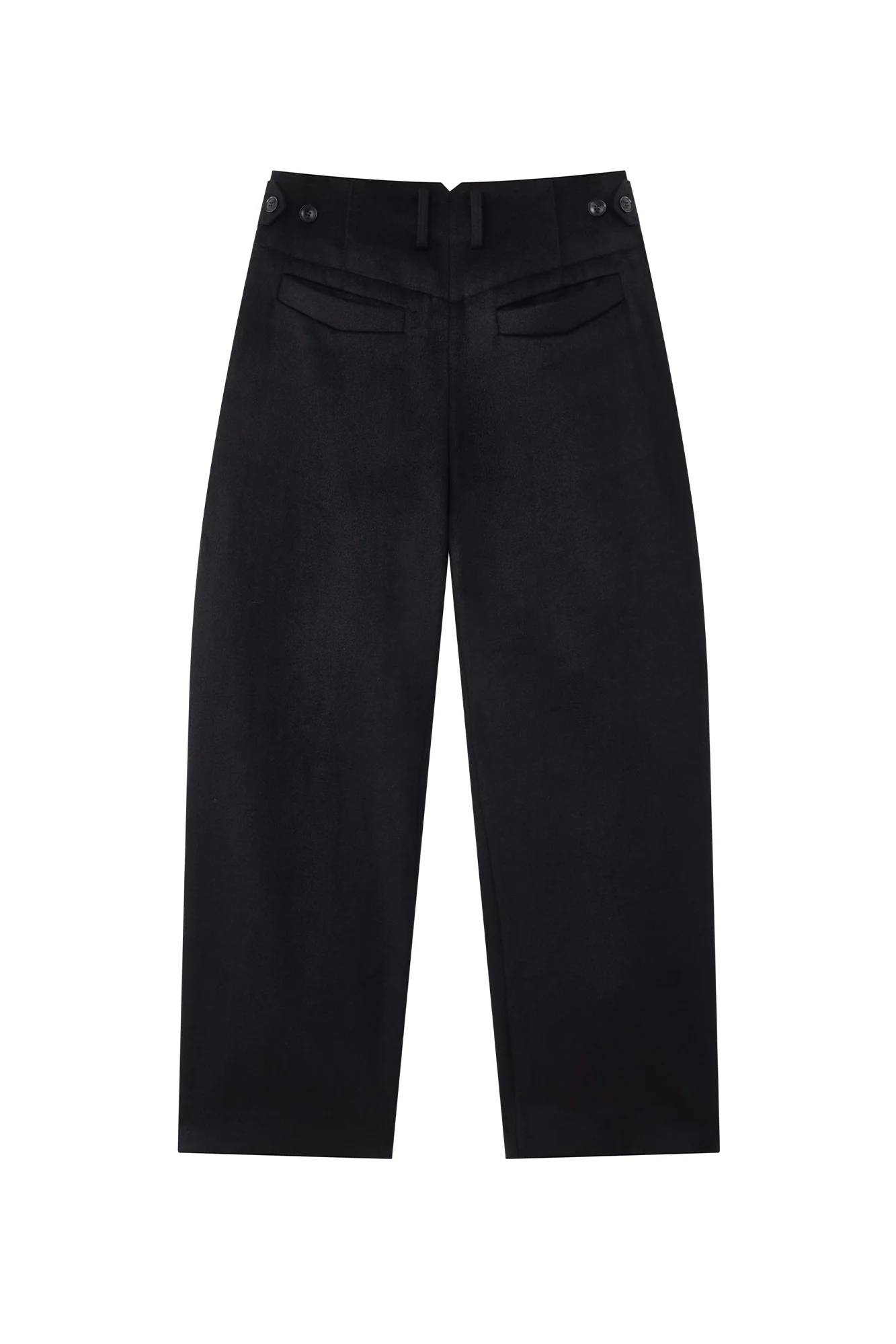 OPICLOTH Essential Wool-Blend Barrel Pants