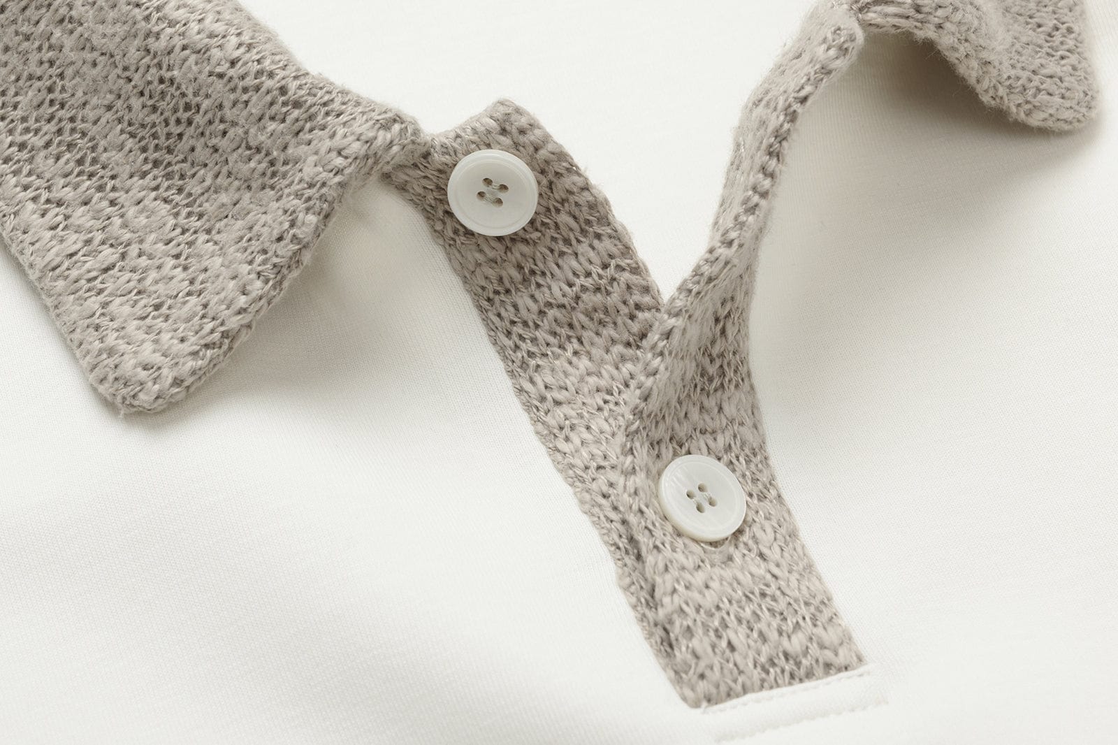 OKAYTHXBYE Flexweave Contrast Collar Sweatshirt