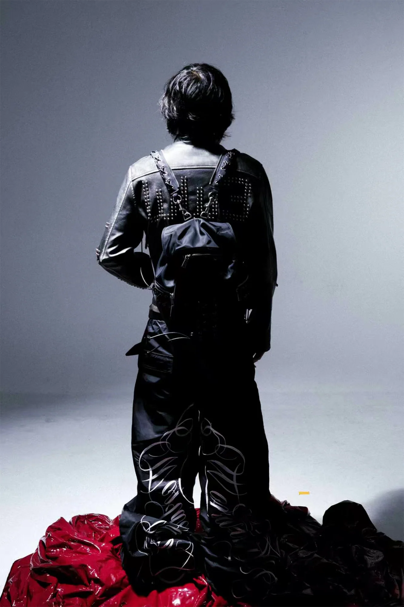 PCCVISION x GMK Embroidered Oversized Pants