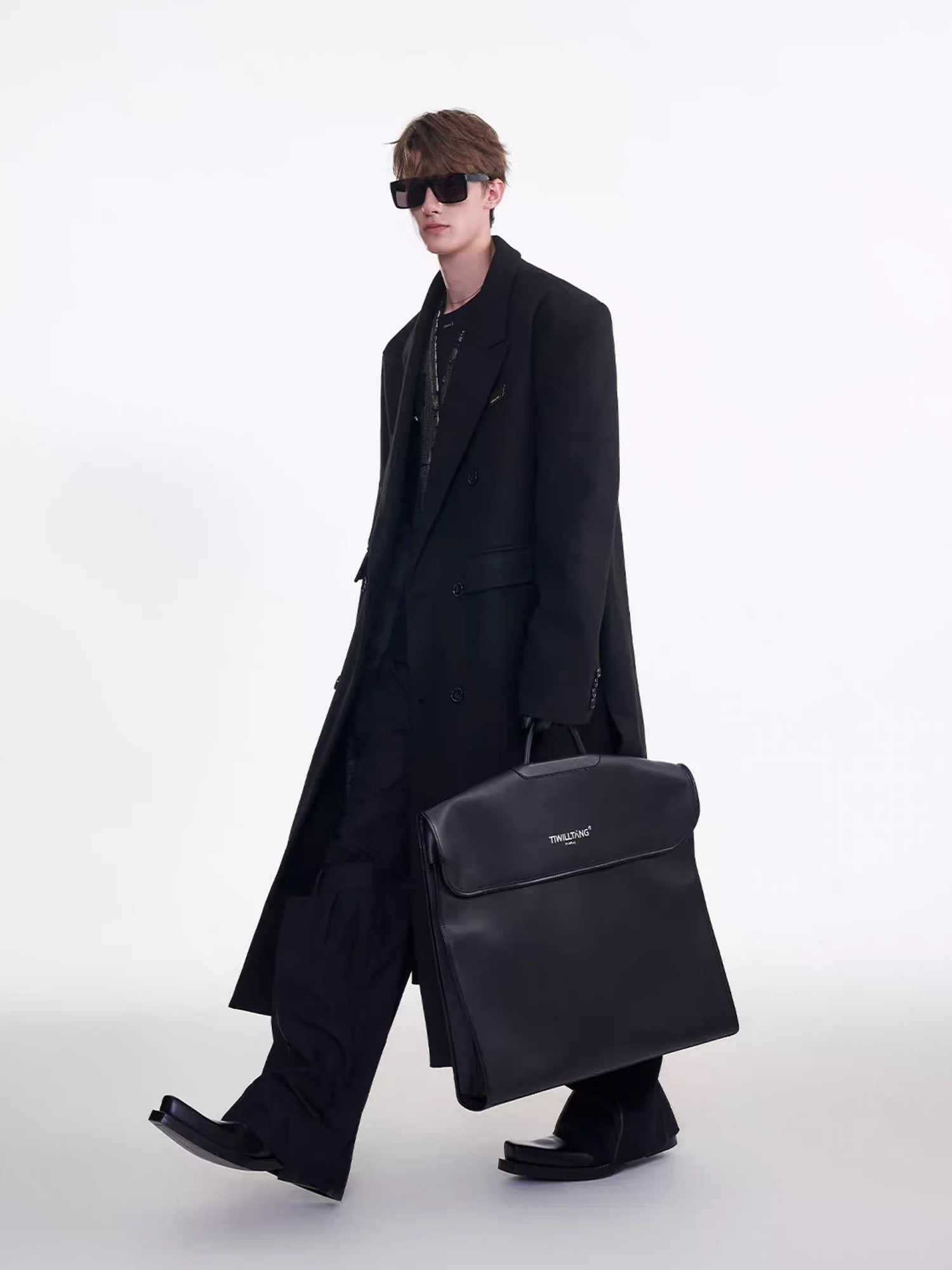 TIWILLTANG Modern Maxi Wool Coat