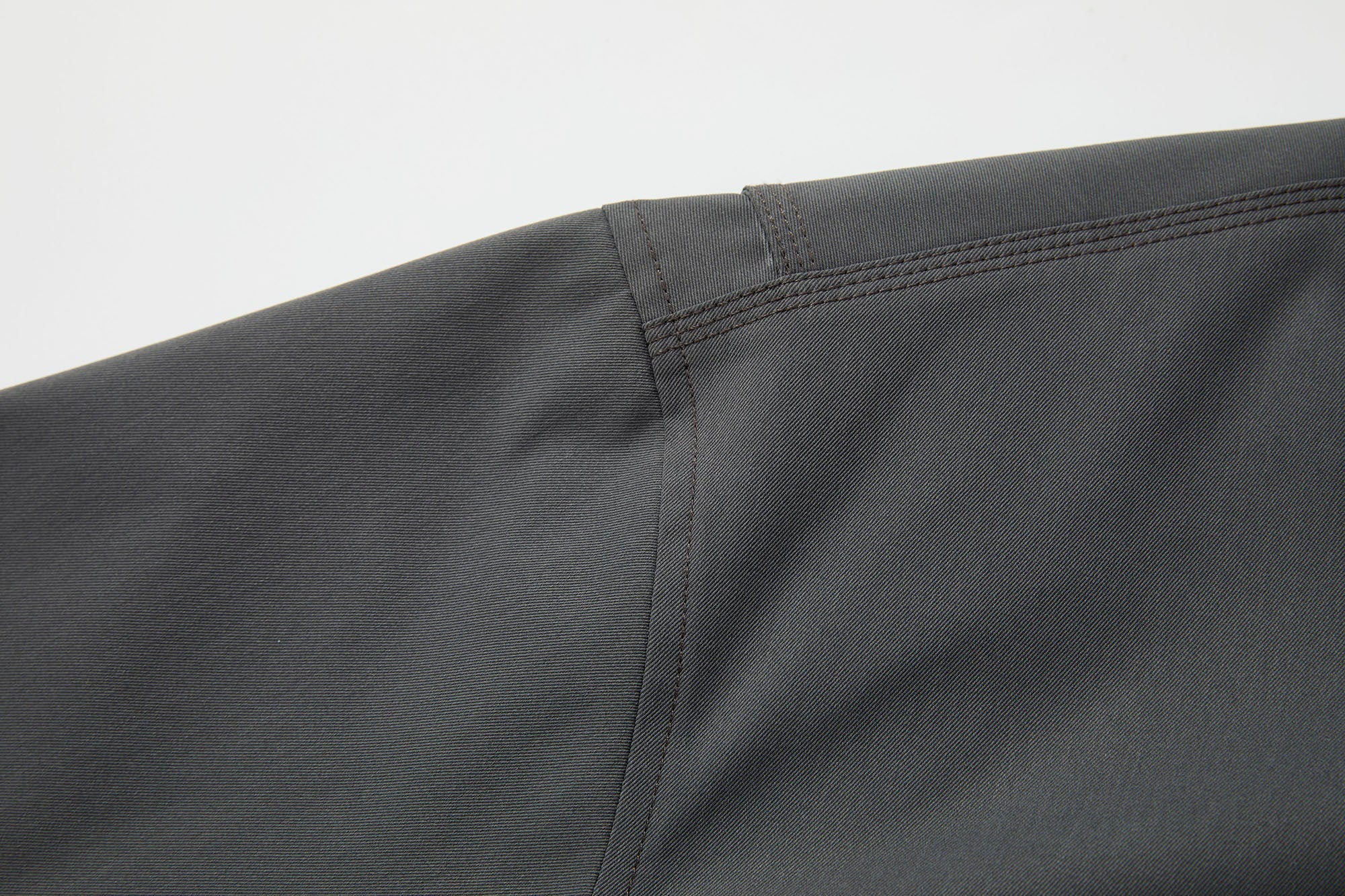 ORGANIC EMOTION Stand Collar PU Drawstring Jacket