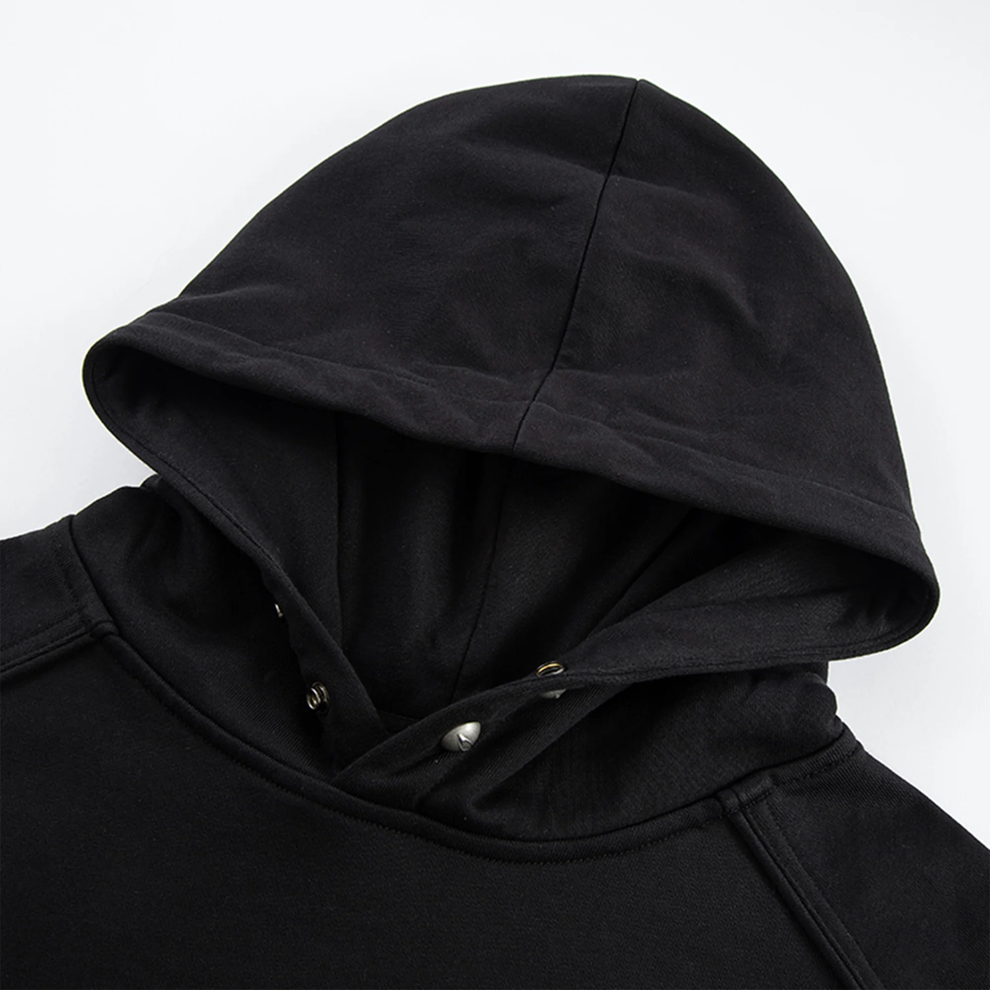 F2CE Essential Metal Badge Snap Hoodie