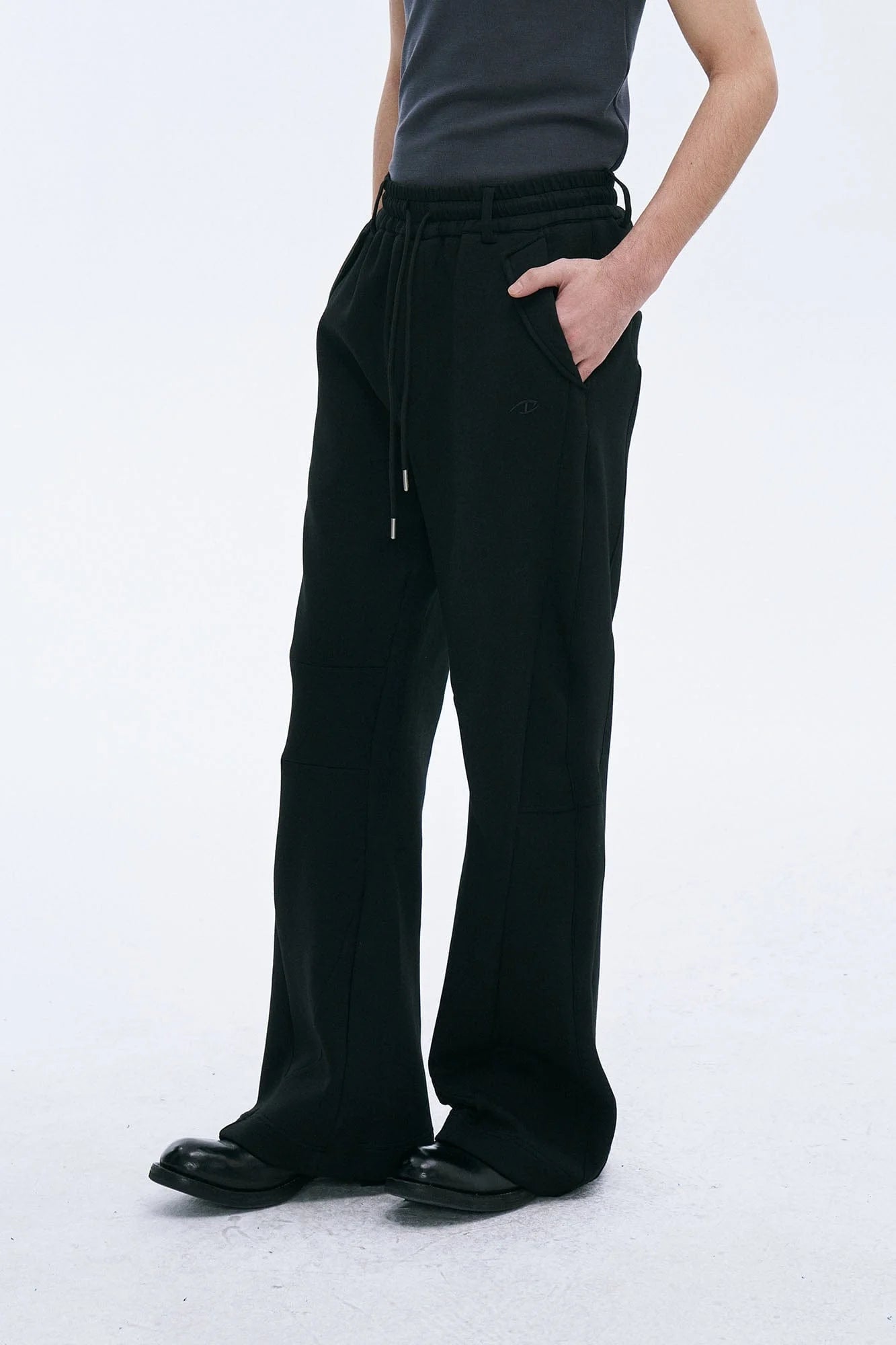 CATSSTAC Paneled Scuba Knit Straight-Leg Sweatpants