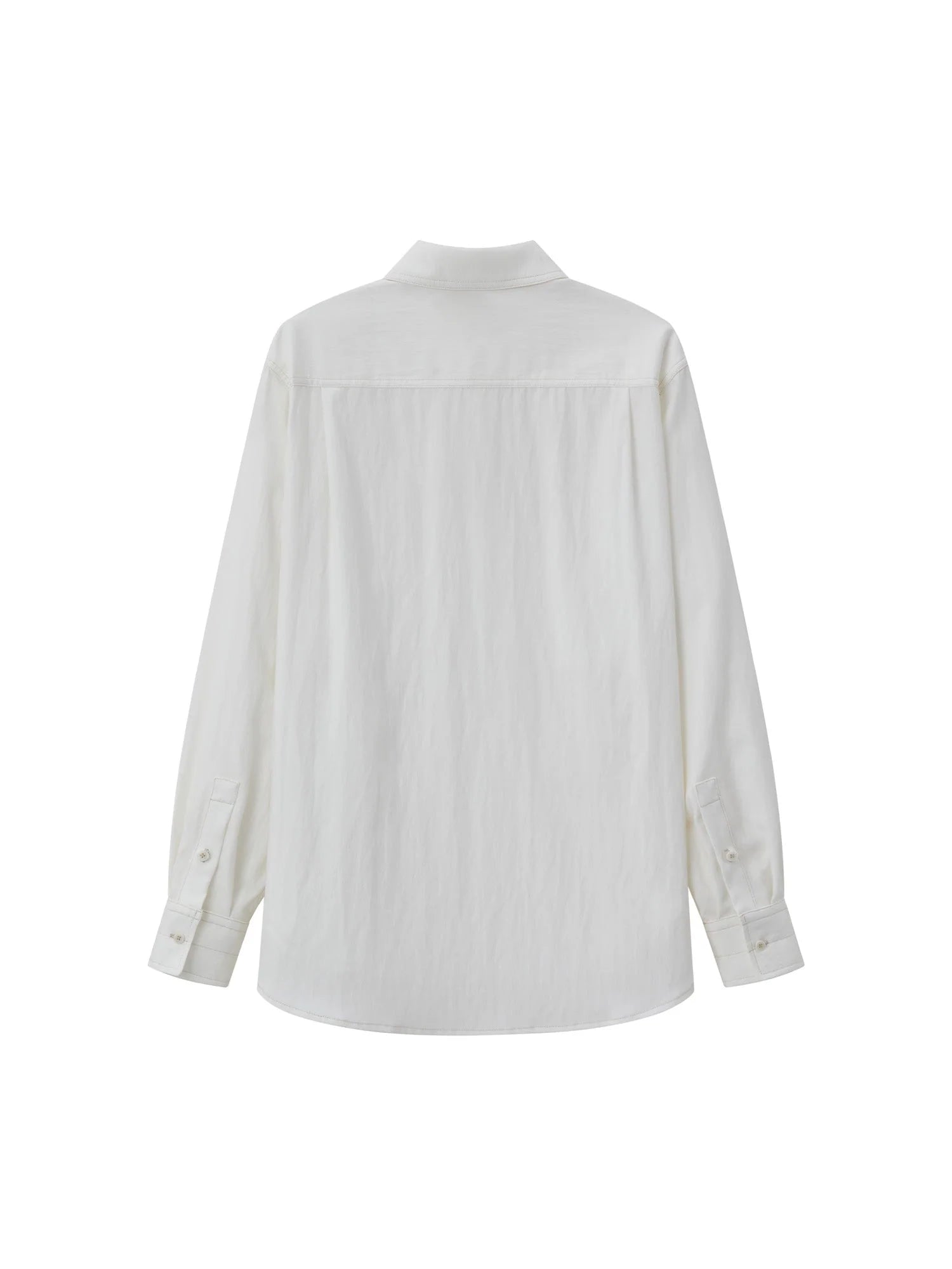 OPICLOTH Minimal Stitch Tencel-Blend Shirt