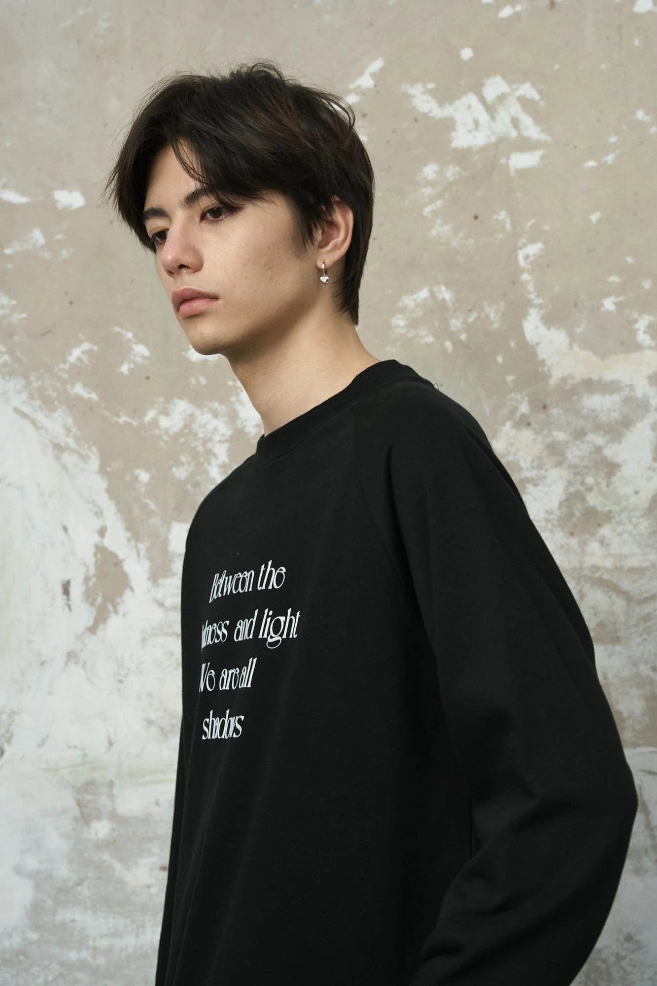 ENSHADOWER Essential Slogan Raglan Sweatshirt