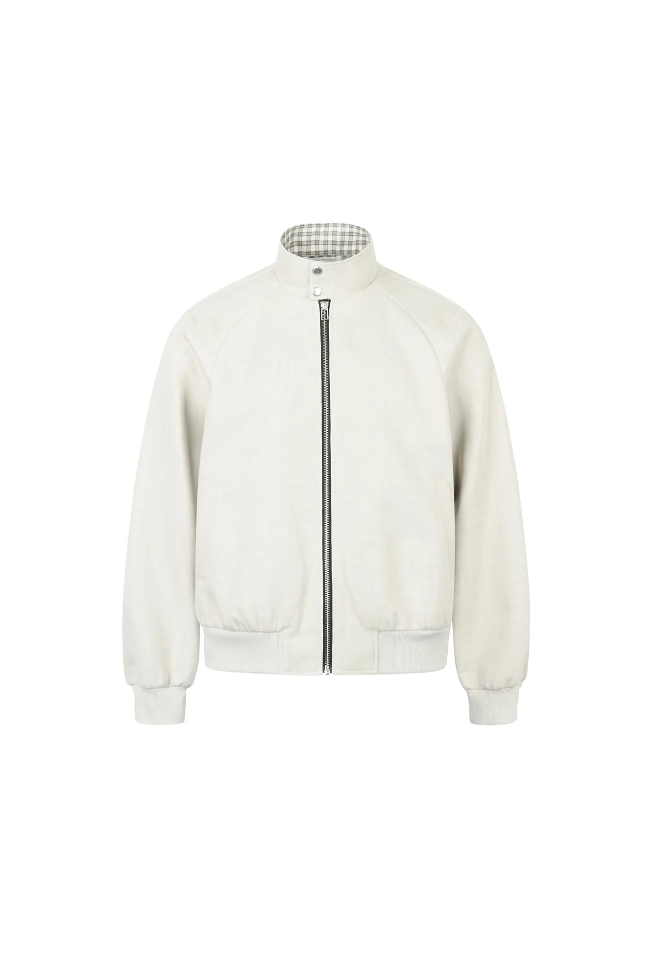 OKAYTHXBYE Checker-Lined Harrington Jacket