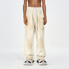 ULIPERY Dirty Fit Distressed Glow Sweatpants