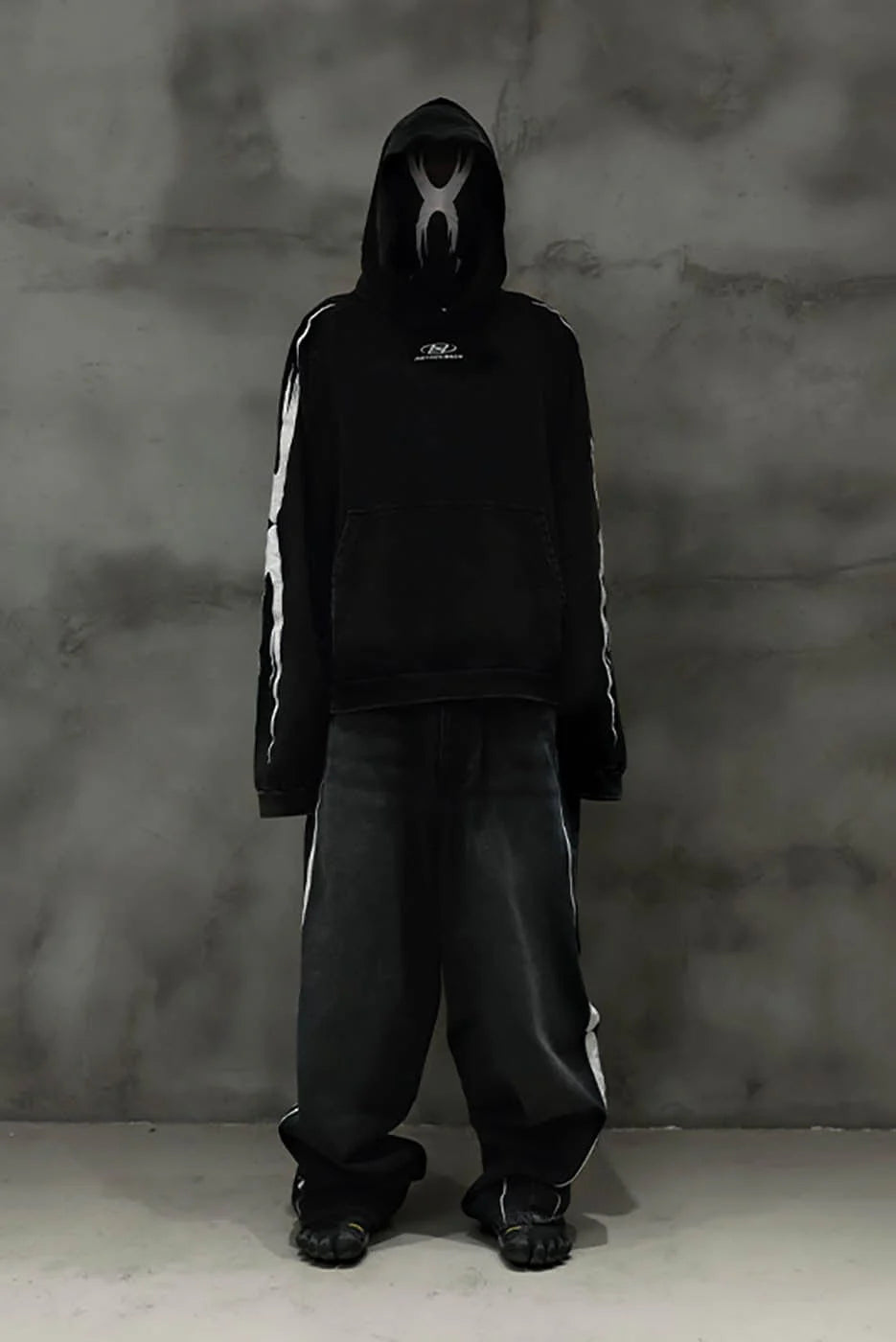 RTVG Washed Embroidered-Logo Hoodie