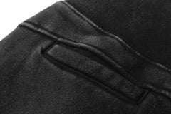 NOTHINGNESS WORLD Washed Pocket-Panel Flare Sweatpants
