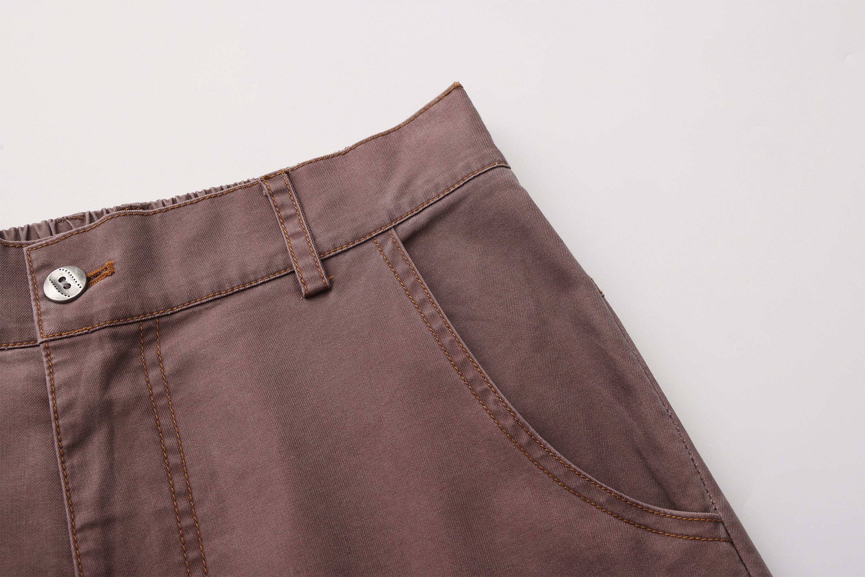 VANN VALRENCE Multi-Pocket Oversized Cotton Cargo Pants