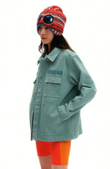 URBAN FOREST Detachable Goggle Earflap Fleece Beanie