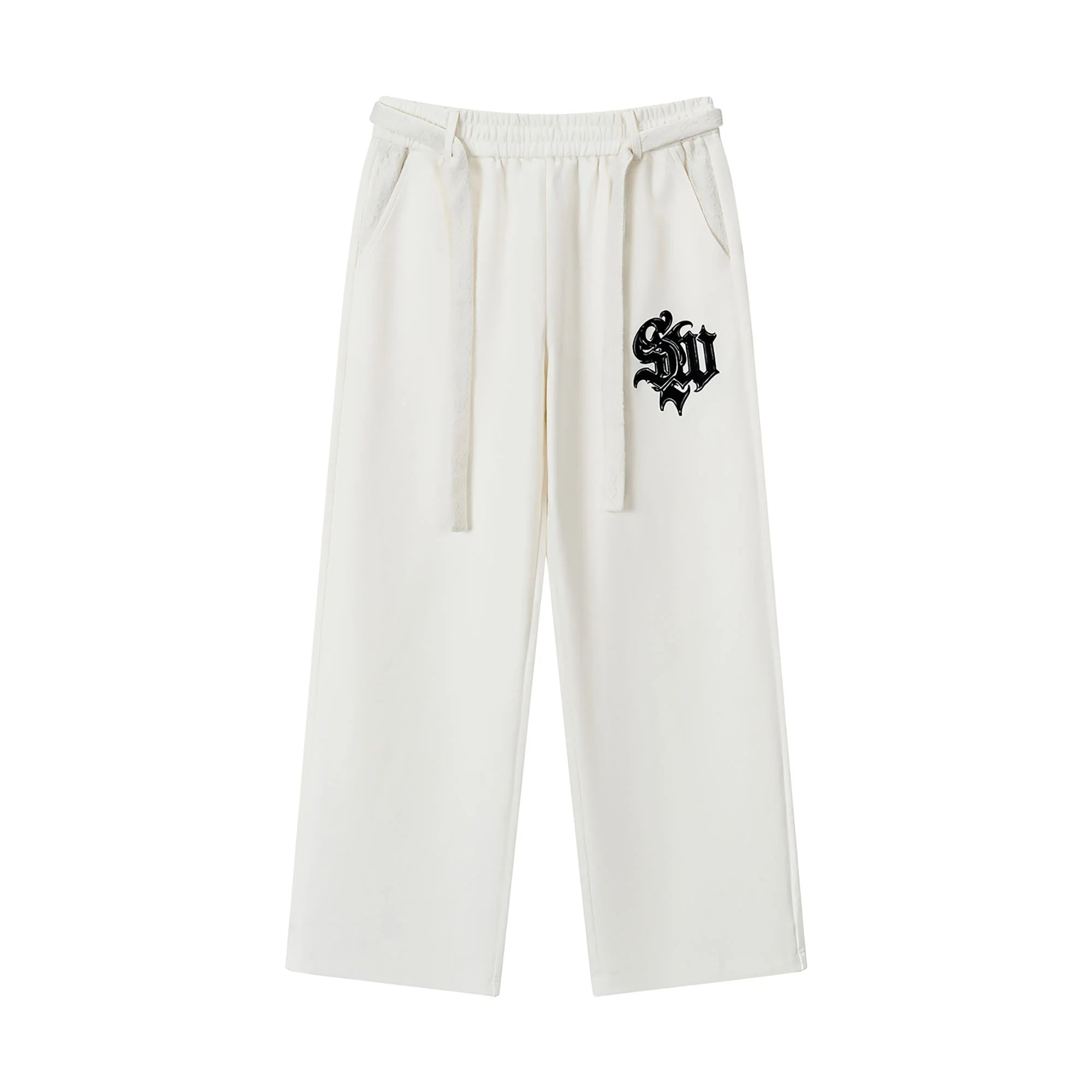 SAVAGEGROWTHWORLD Gothic LOGO Drawstring Sweatpants