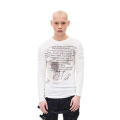 WHISTLEHUNTER Graphic Slim-Fit Stretchable Long-Sleeve Tee