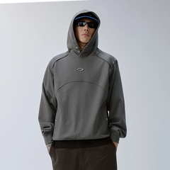 F2CE Essential Metal Badge Snap Hoodie