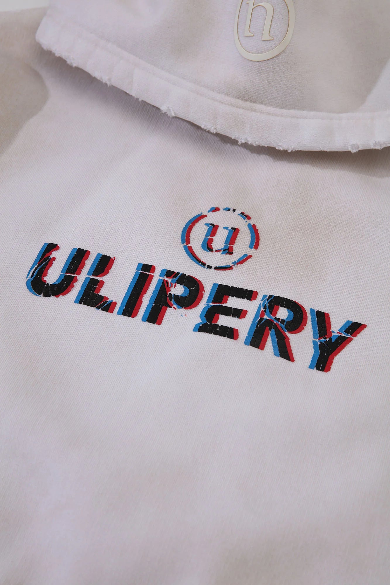 ULIPERY Dirty Fit Frayed Heavyweight Oversized Hoodie