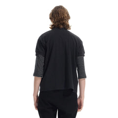 WHISTLEHUNTER Essential Wool-Blended Pocket Short-Sleeve Cardigan