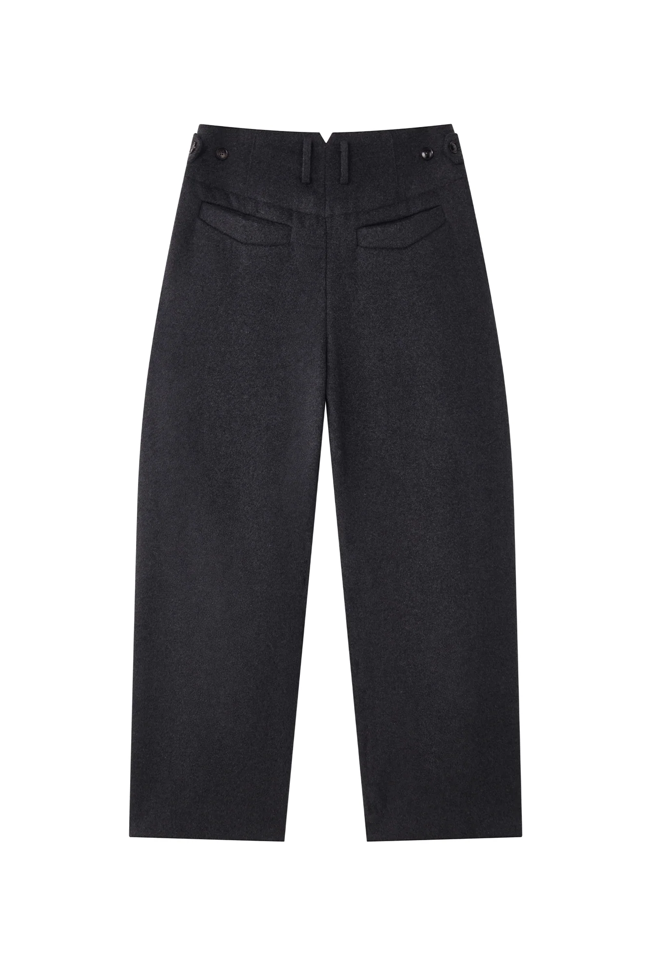 OPICLOTH Essential Wool-Blend Barrel Pants