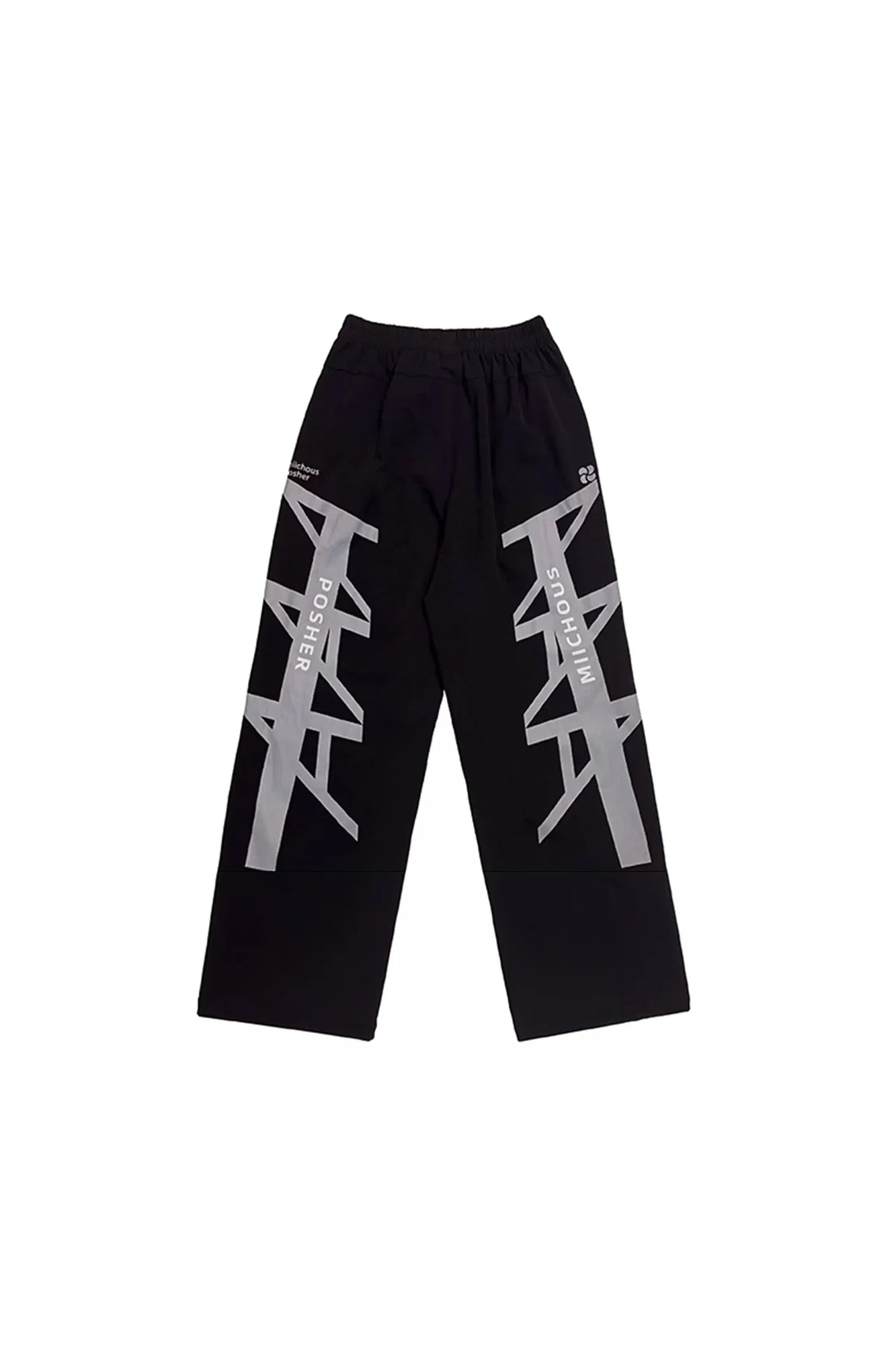 MIICHOUS 1st 3A Graphic Wide-Leg Track Pants