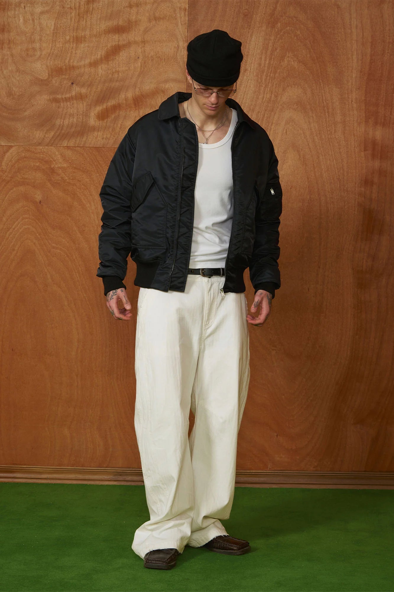 PMW Classic Ruched Insulated Bomber Jacket