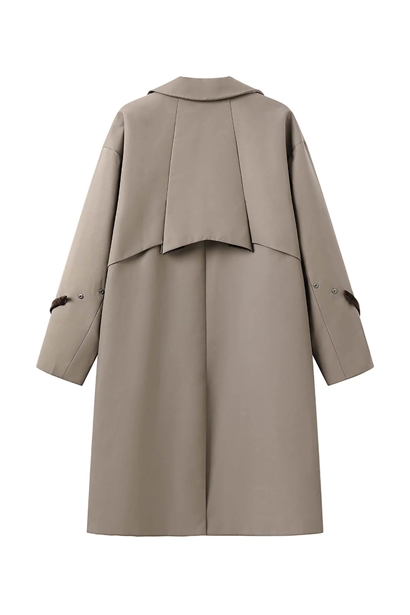 ALVNG AR ANTS Double-Breasted Notch Lapel Oversized Coat