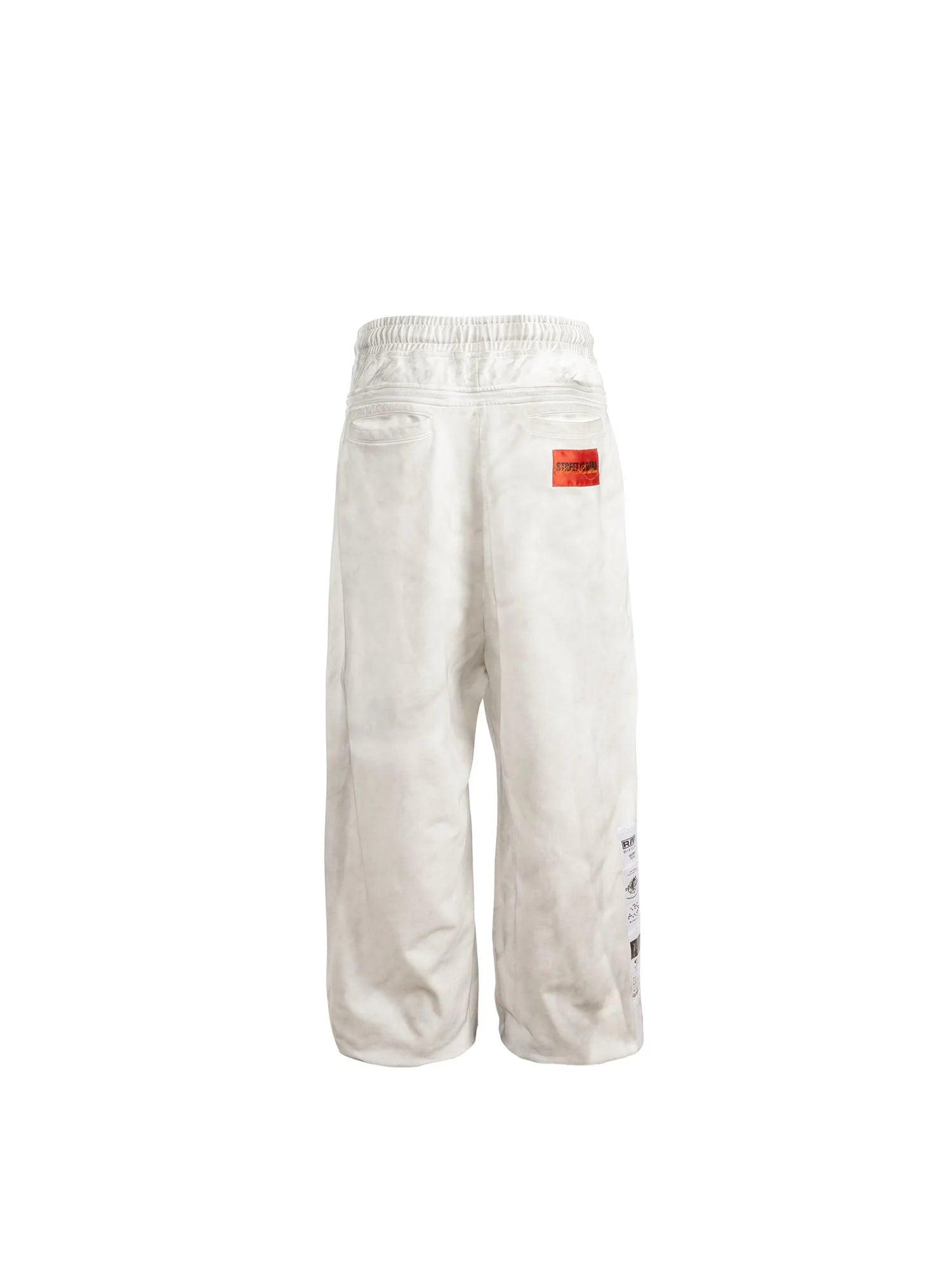 FVVO Distressed Embroidered Drawstring Sweatpants