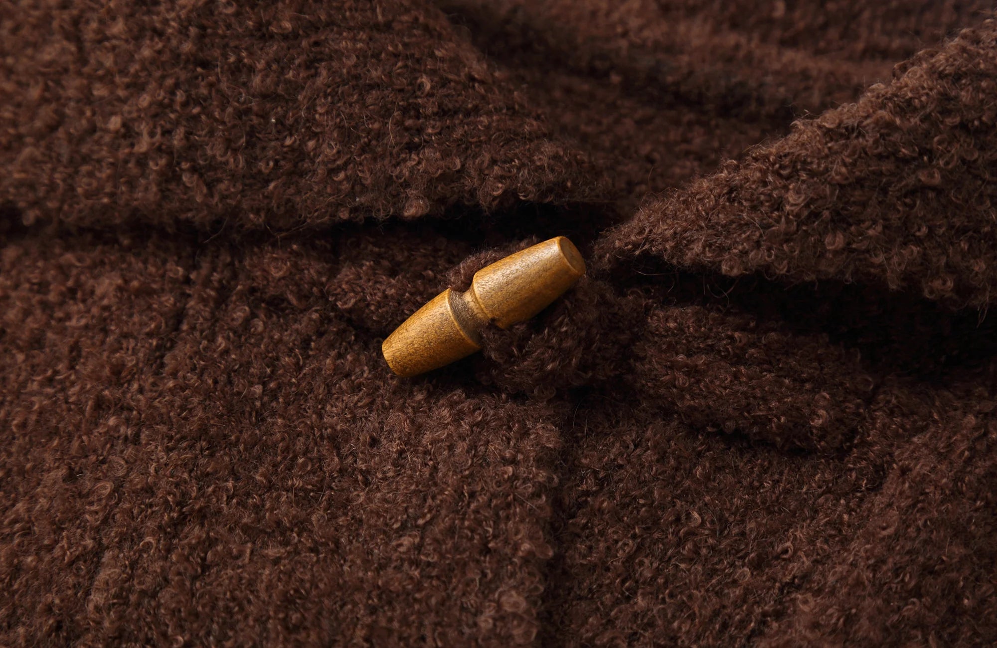 CLP Wool -Blend Toggle-Neck Knit Pullover