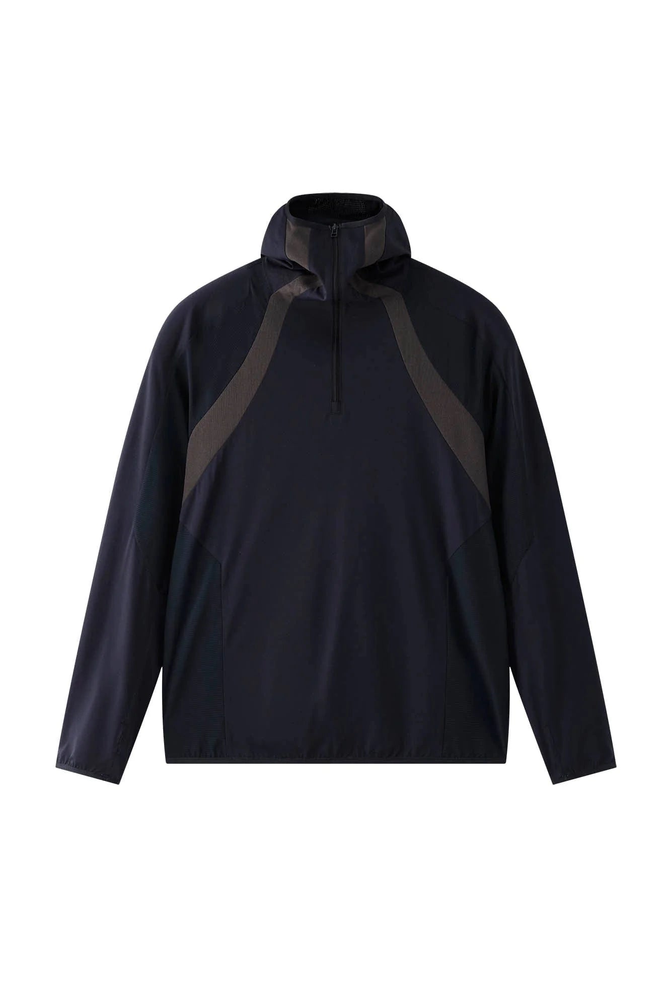 ORGANIC EMOTION Contrast Spliced Hooded Sorona Pullover Jacket