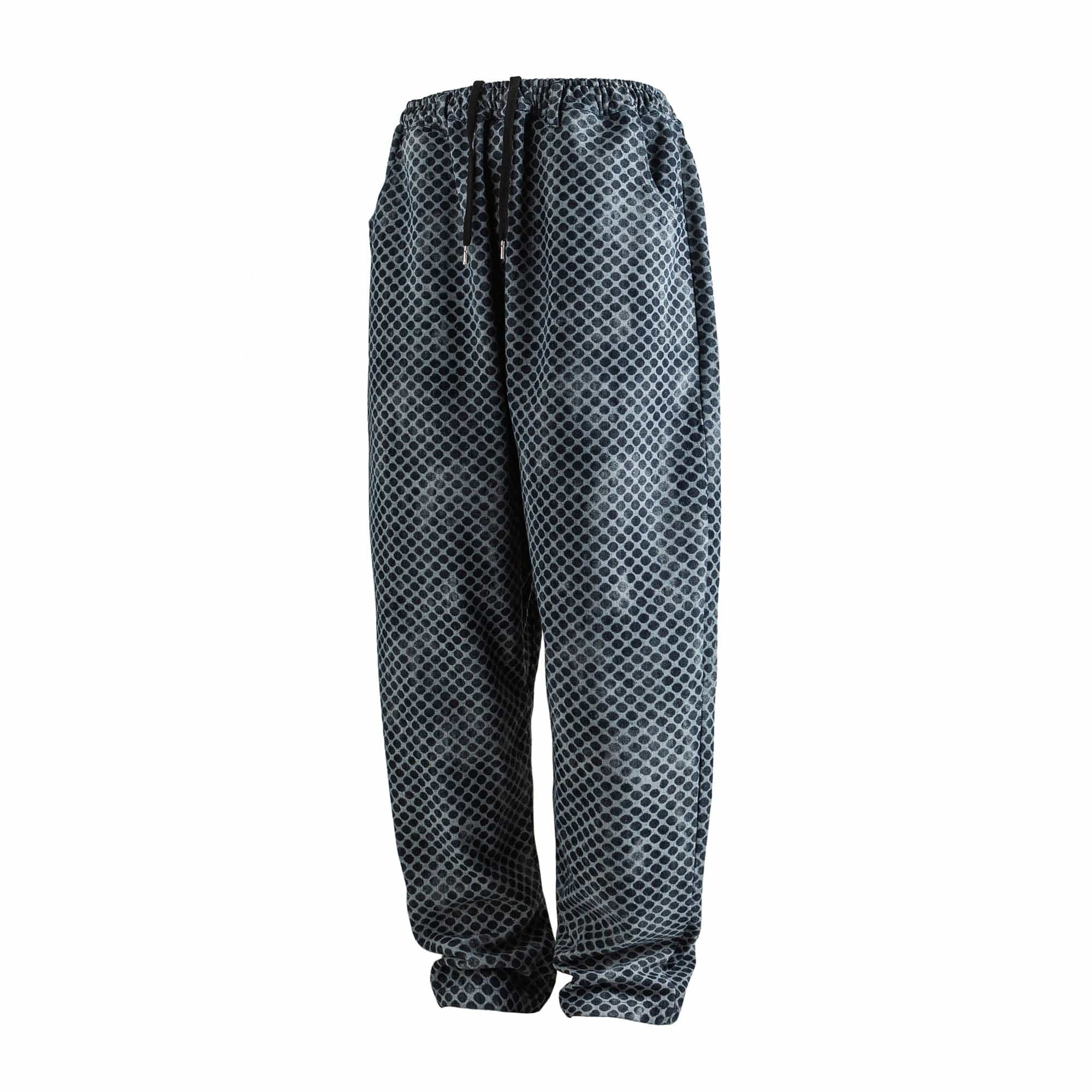 ME DA IGUAL Washed Dot Full-Print Harem Pants