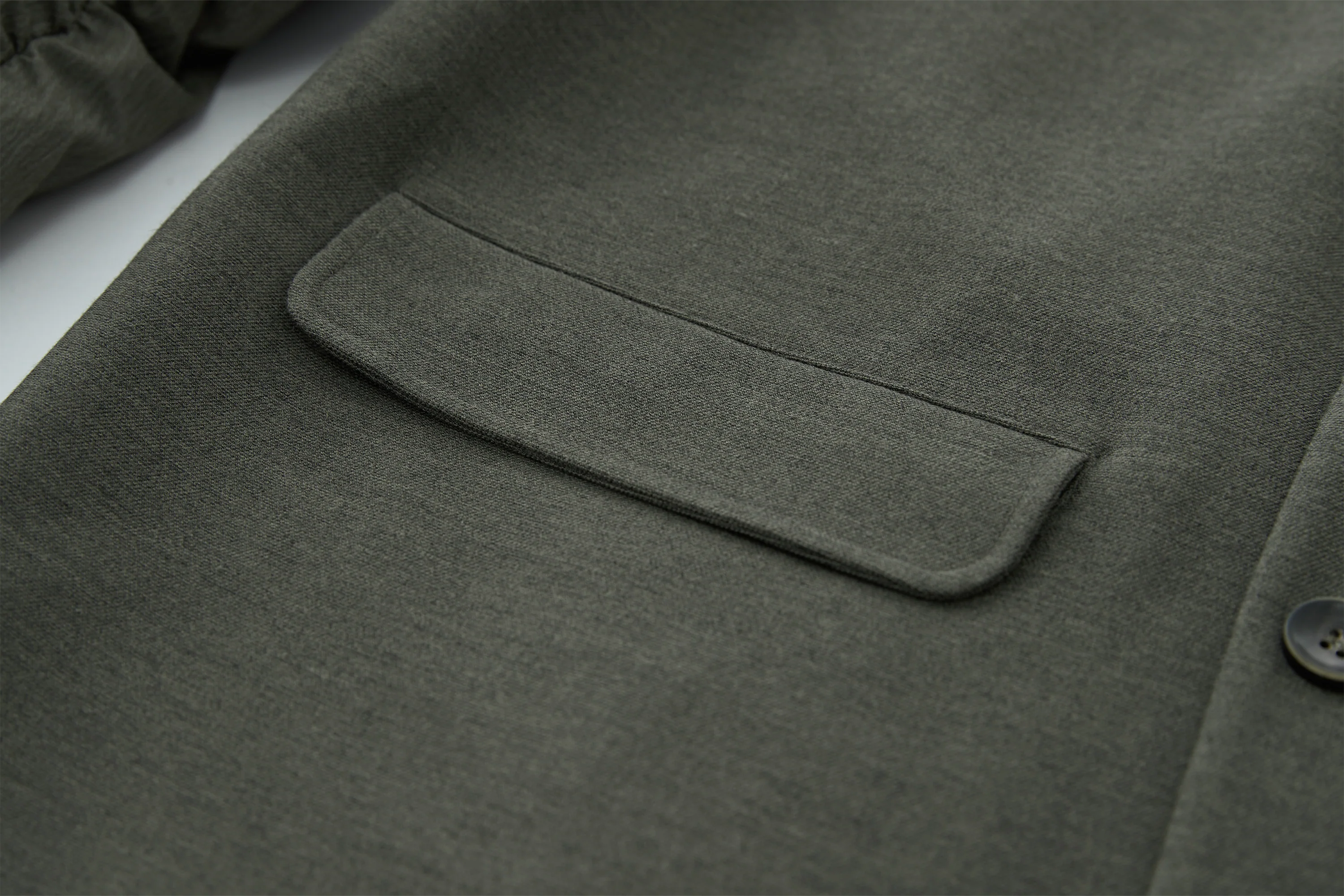 SAME FLOW Multi-Pocket Paneled Bomber-Sleeve Suit Jacket