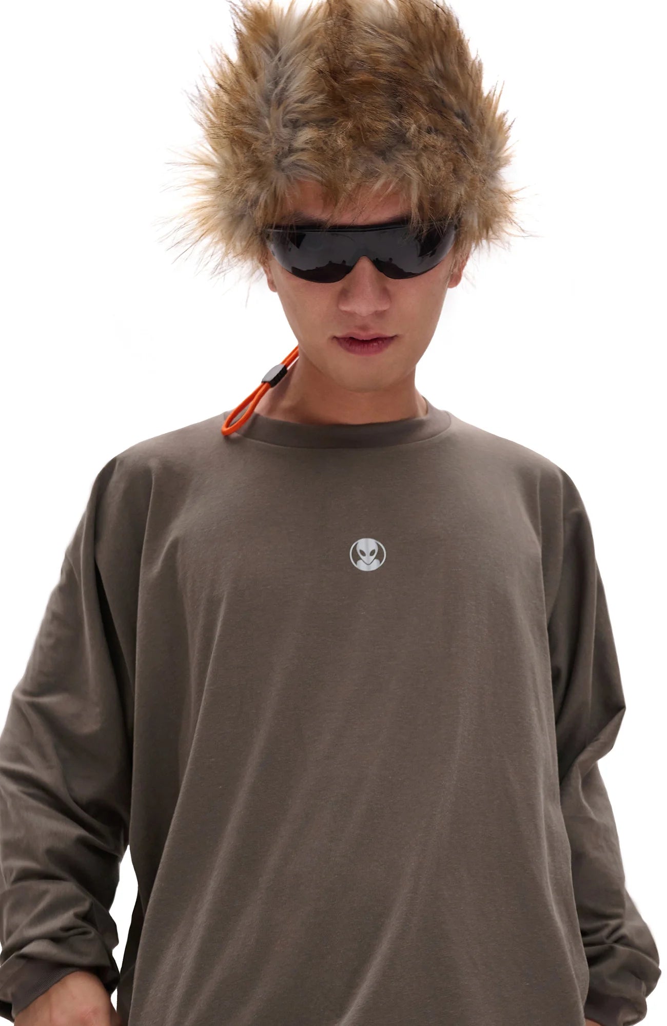 URBAN+FOREST Alien Graphic Long Sleeve Tee