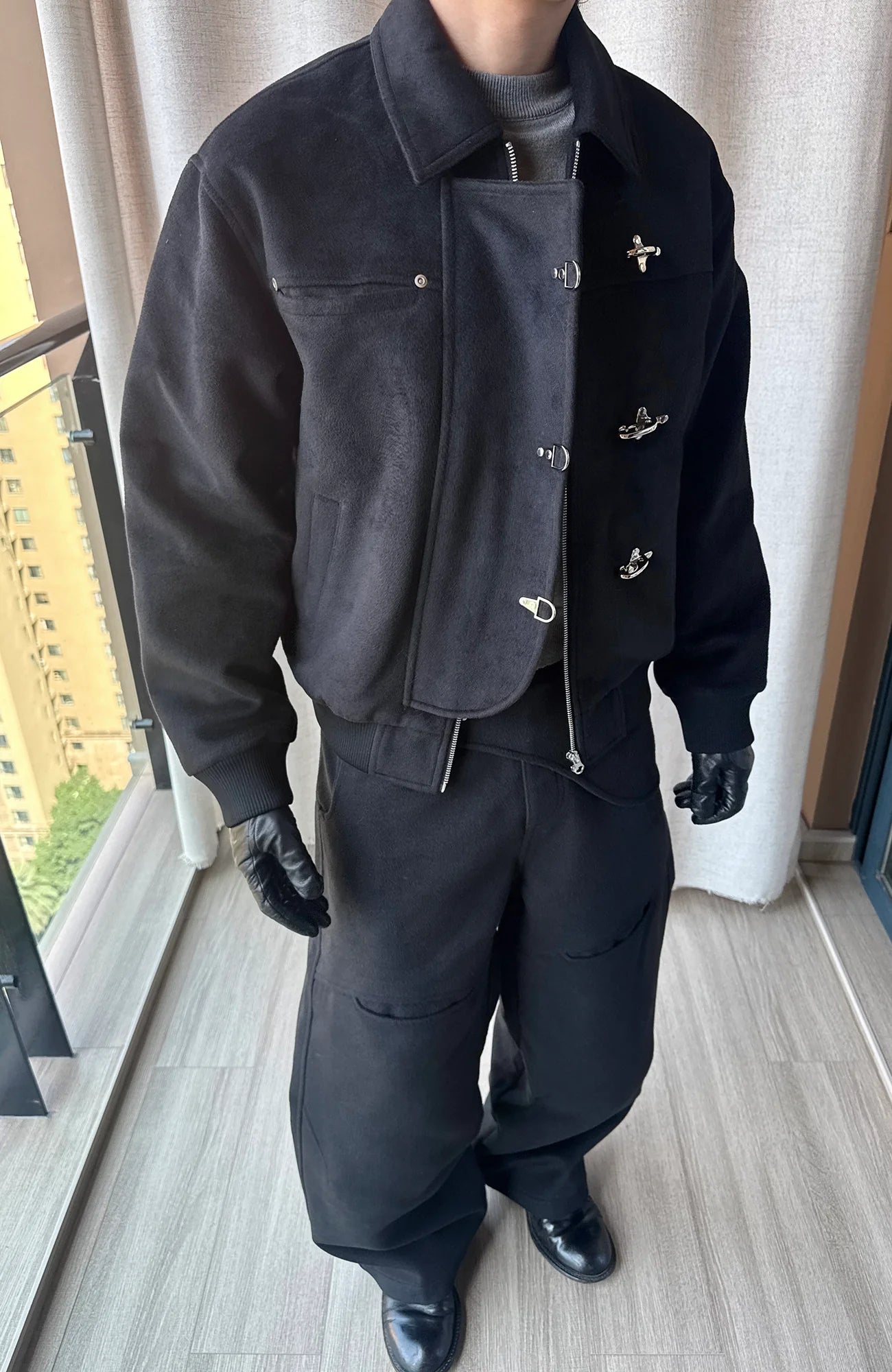 ESAIAS Harness-Lock Wool-Blend Jacket